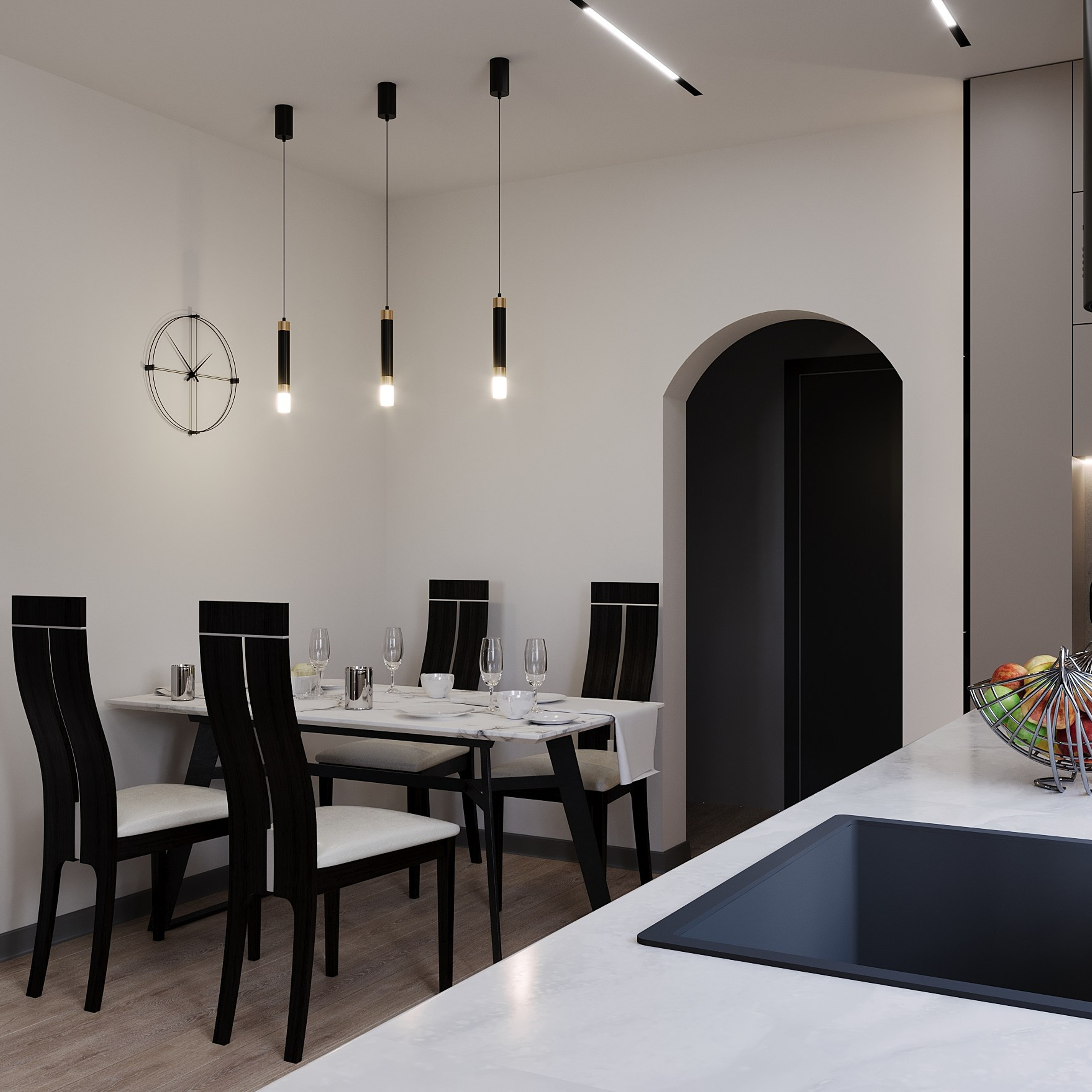 Кухня в частном доме