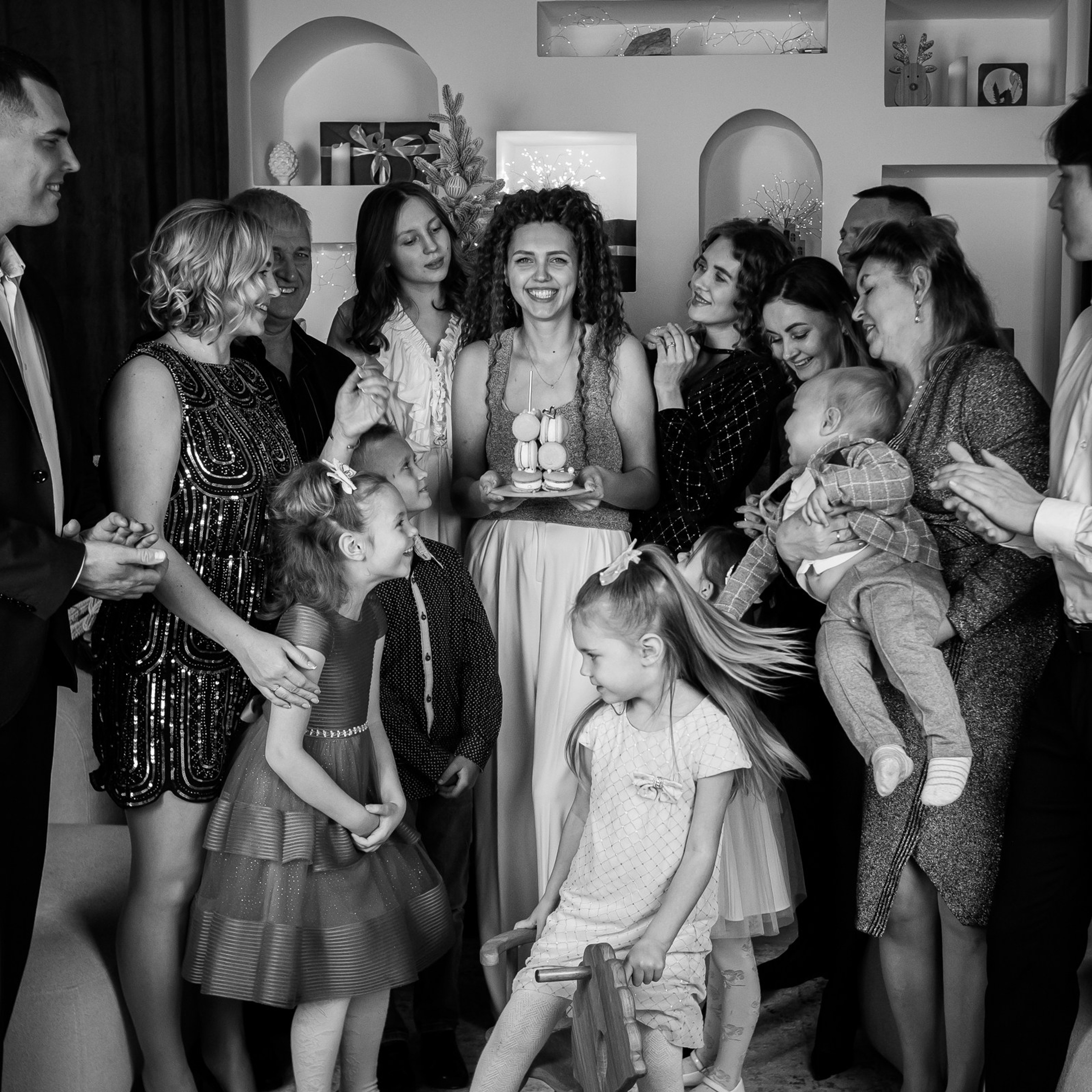 Большая семейная фотосессия