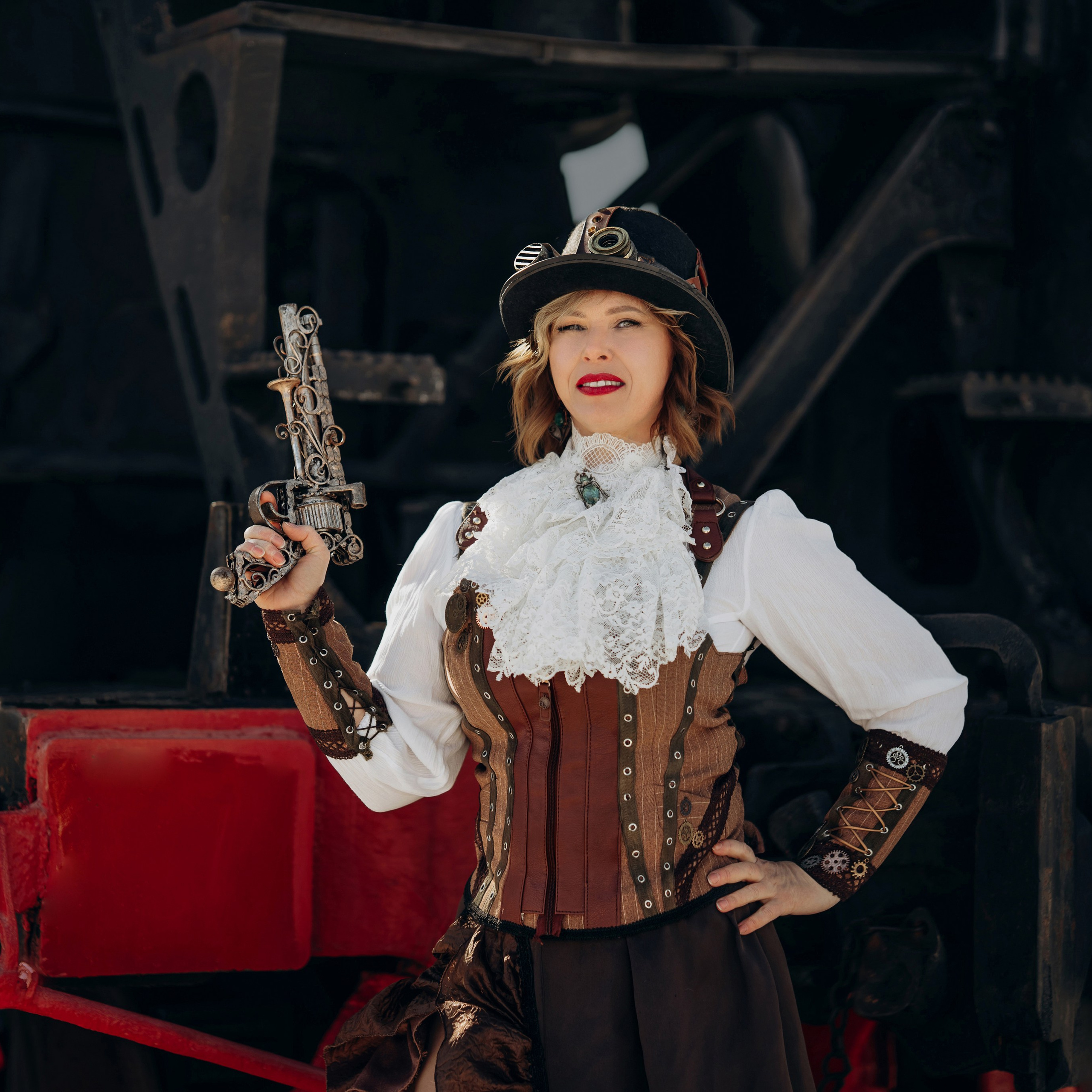 Съемка в&nbsp;стиле «стим-панк»