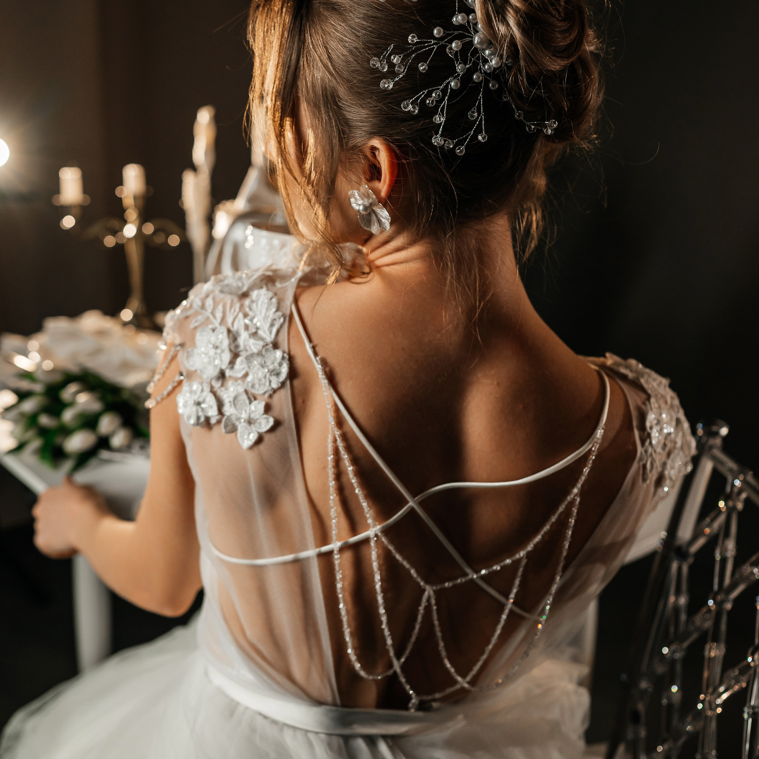 Невеста в фотостудии