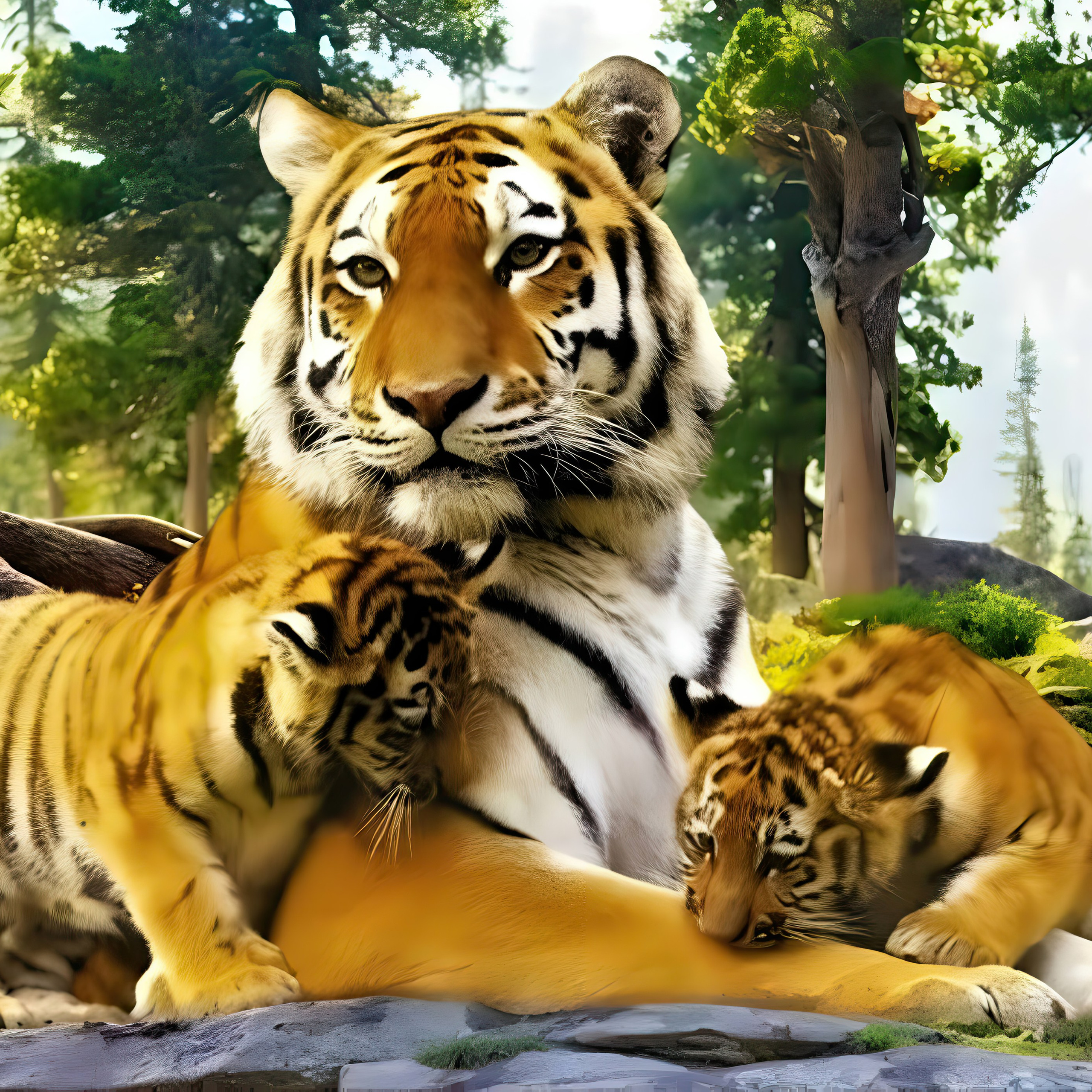 Животные и птицы. Алмазная мозаика CVL