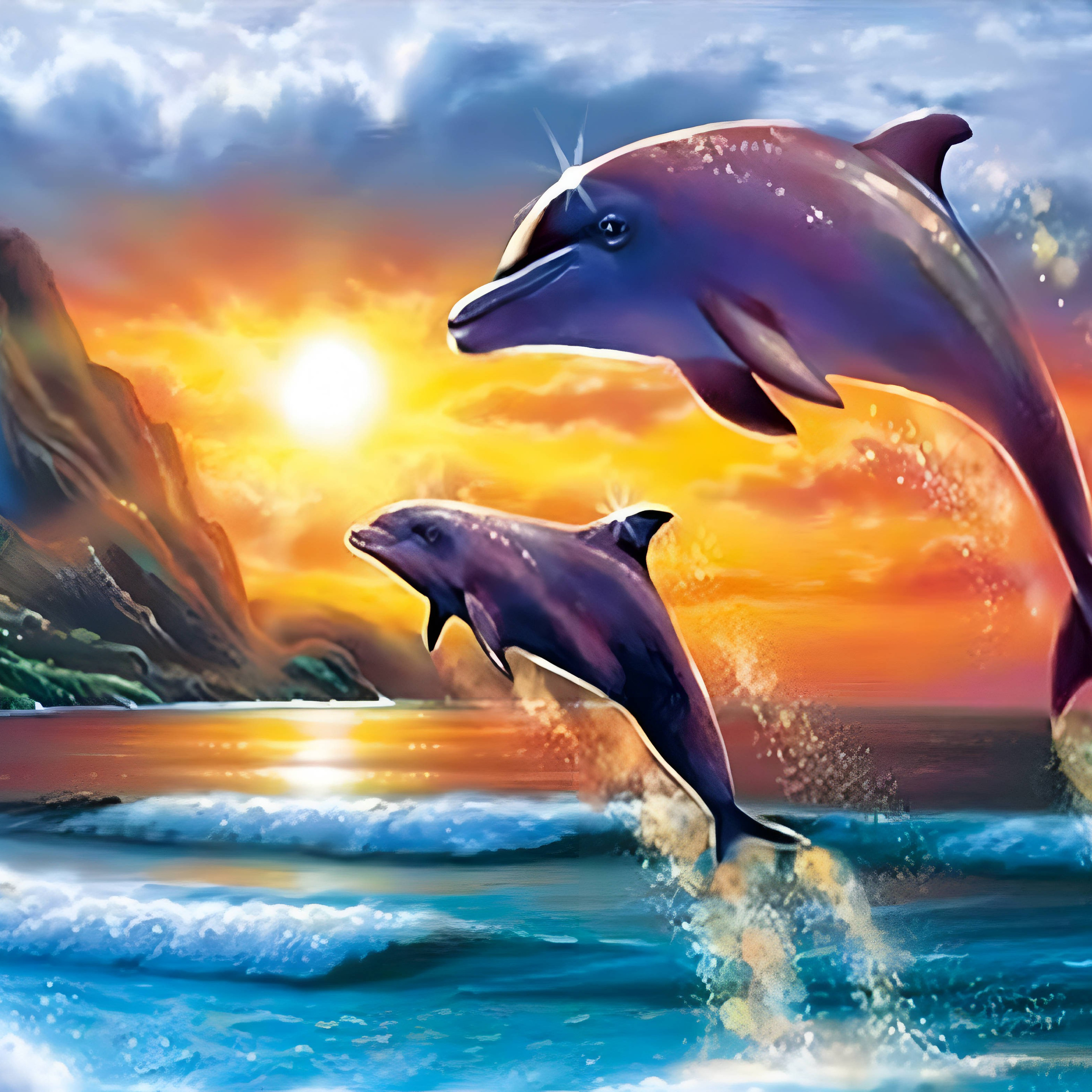 Животные и птицы. Алмазная мозаика CVL