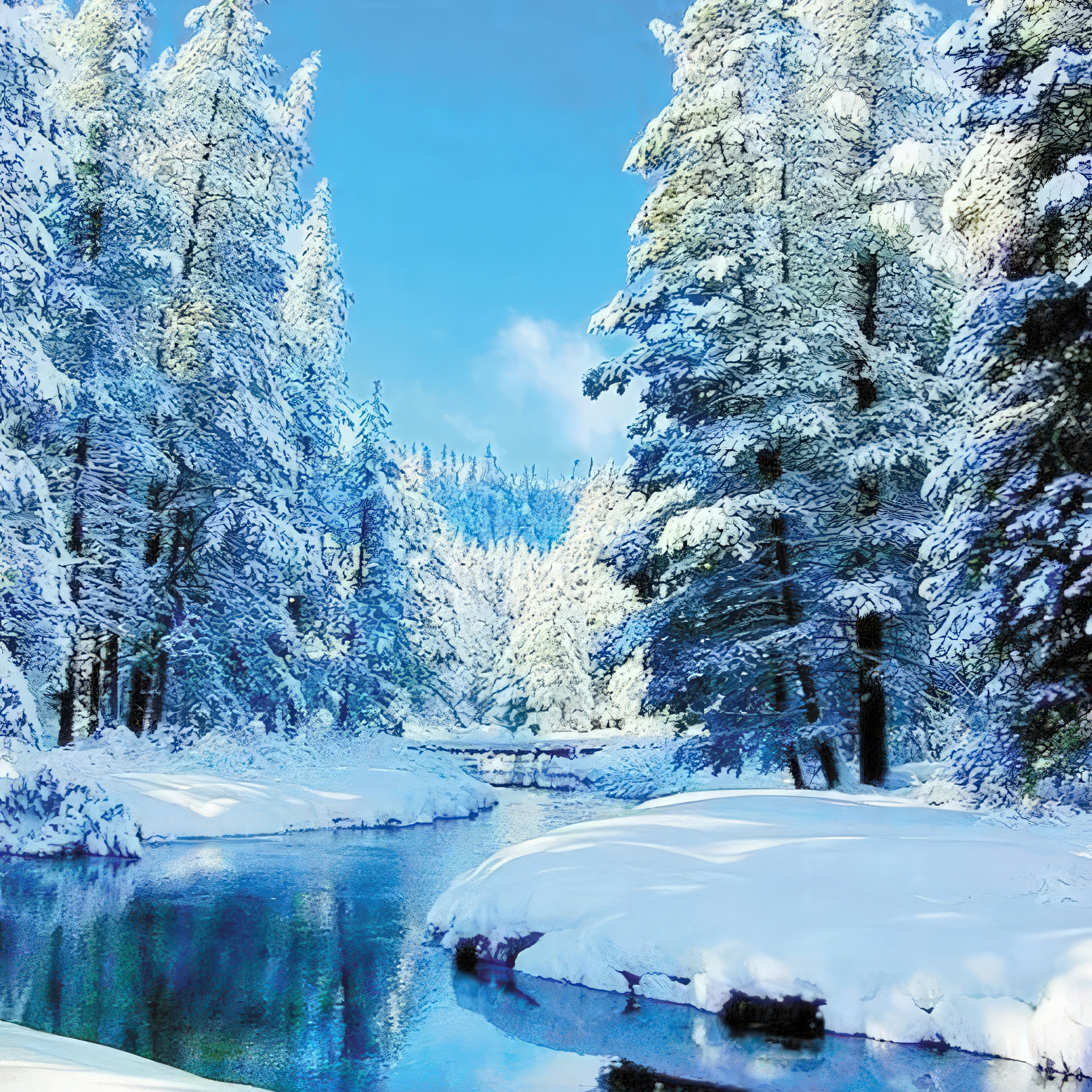 Пейзажи. Алмазная мозаика CVL