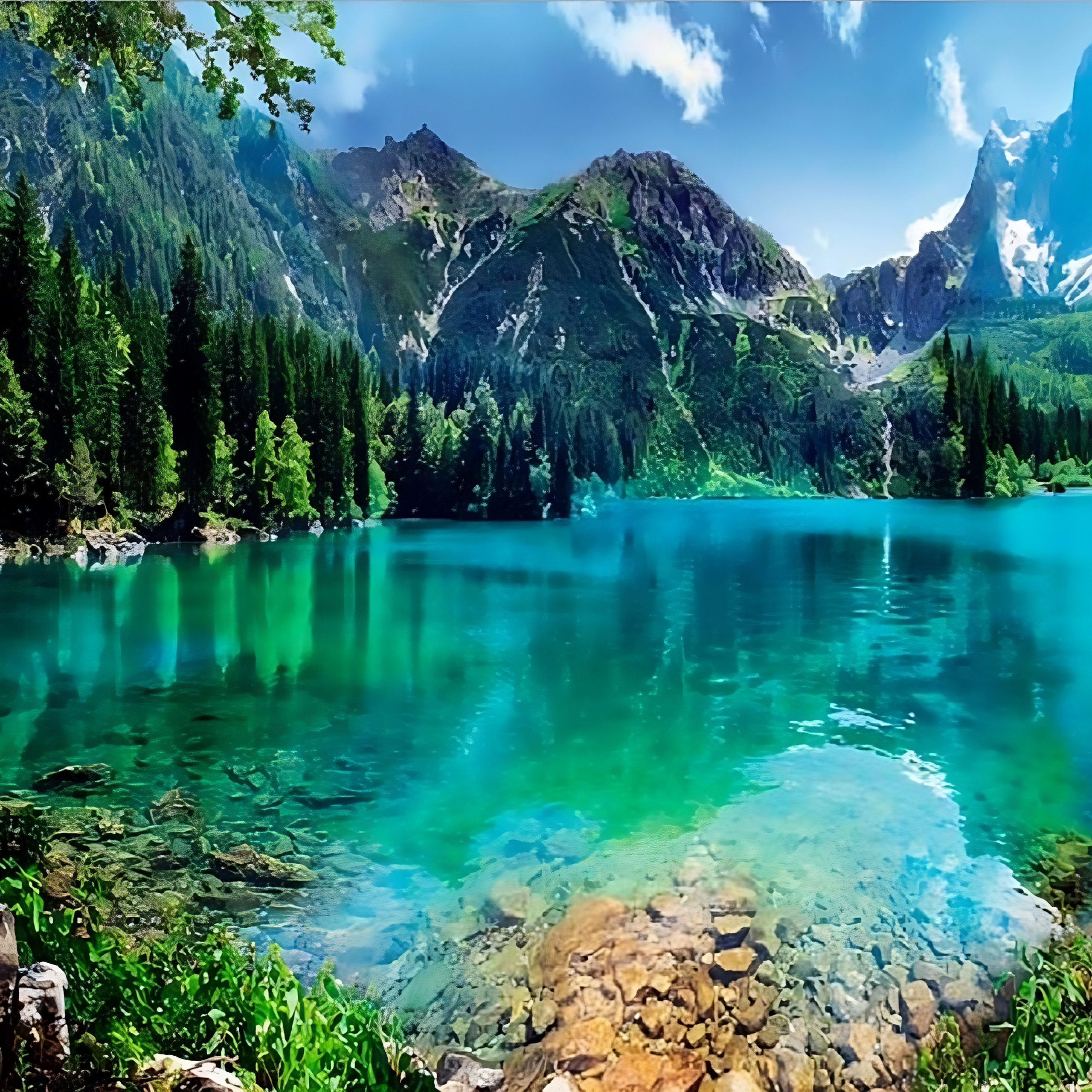 Пейзажи. Алмазная мозаика CVL