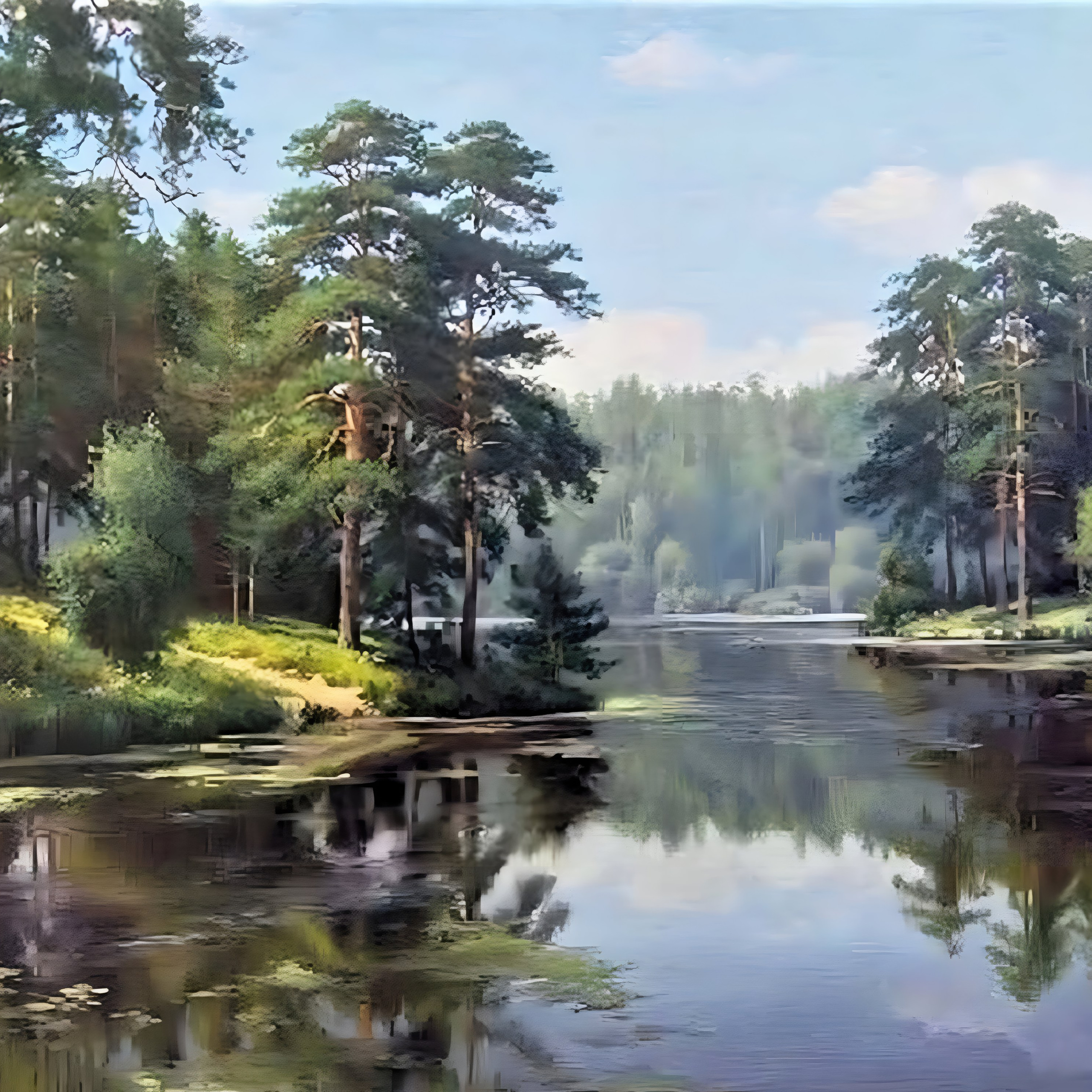 Пейзажи. Алмазная мозаика CVL