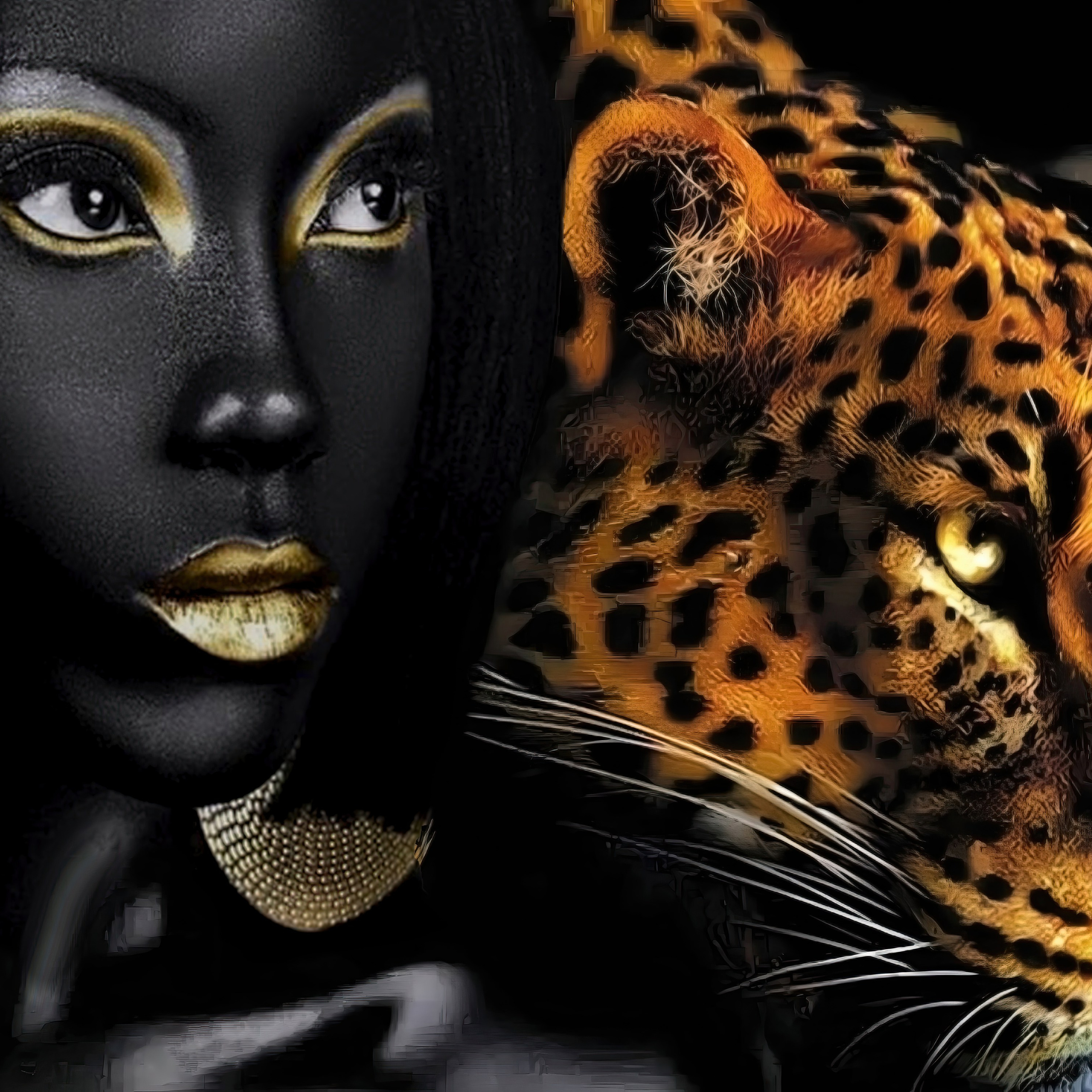 Темнокожие красавицы. Алмазная мозаика CVL