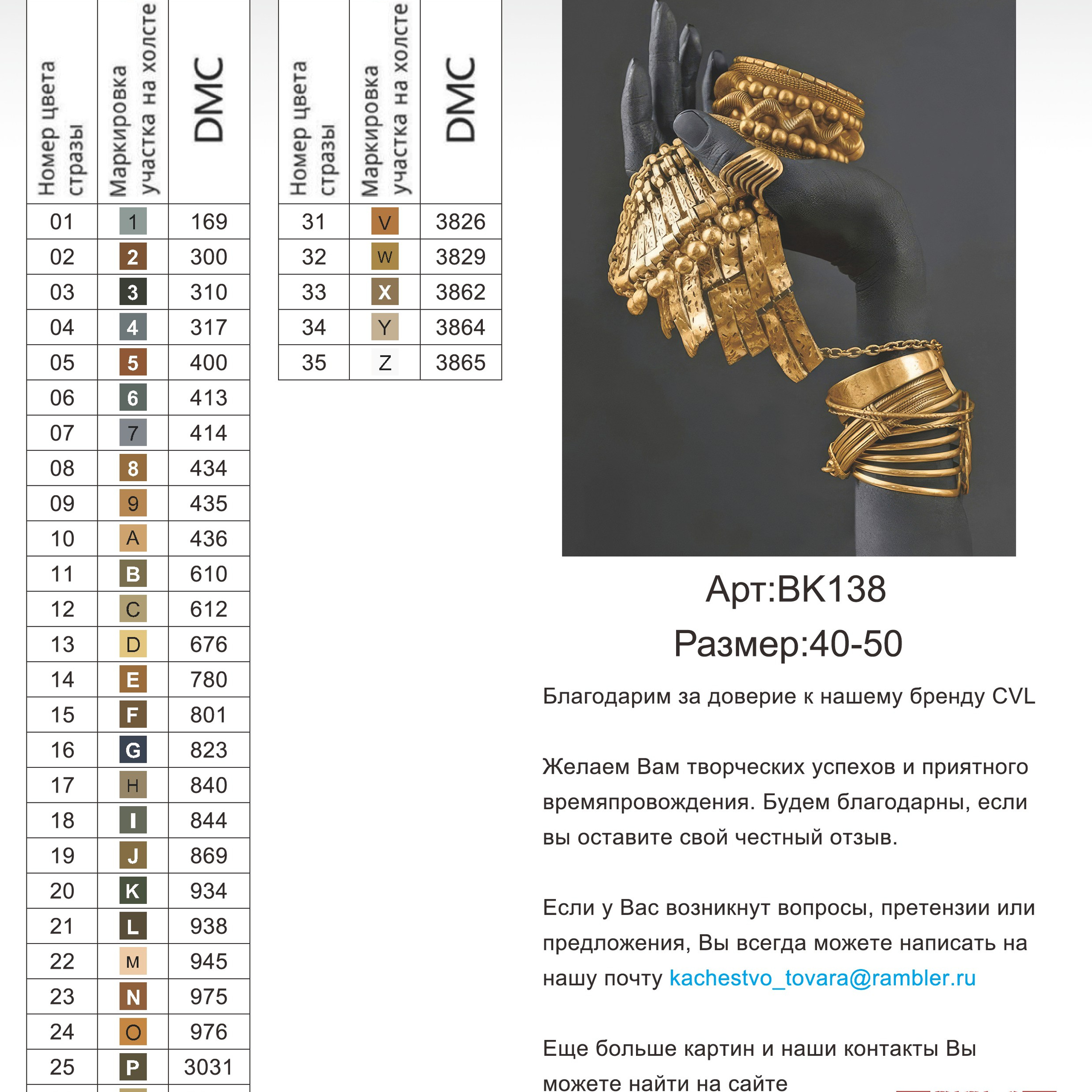 Цветовые карты новые символы. Алмазная мозаика CVL
