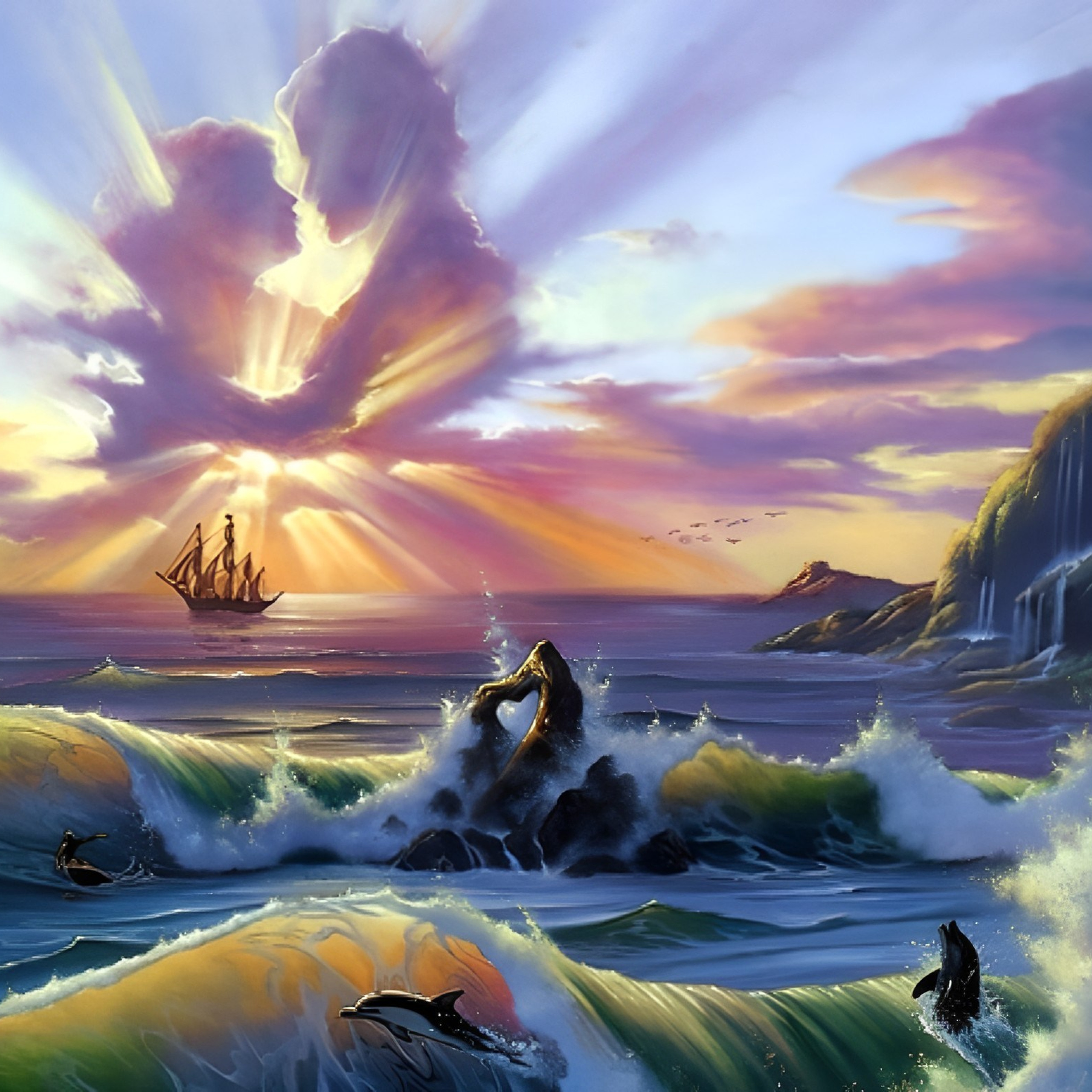 Пейзажи. Алмазная мозаика CVL