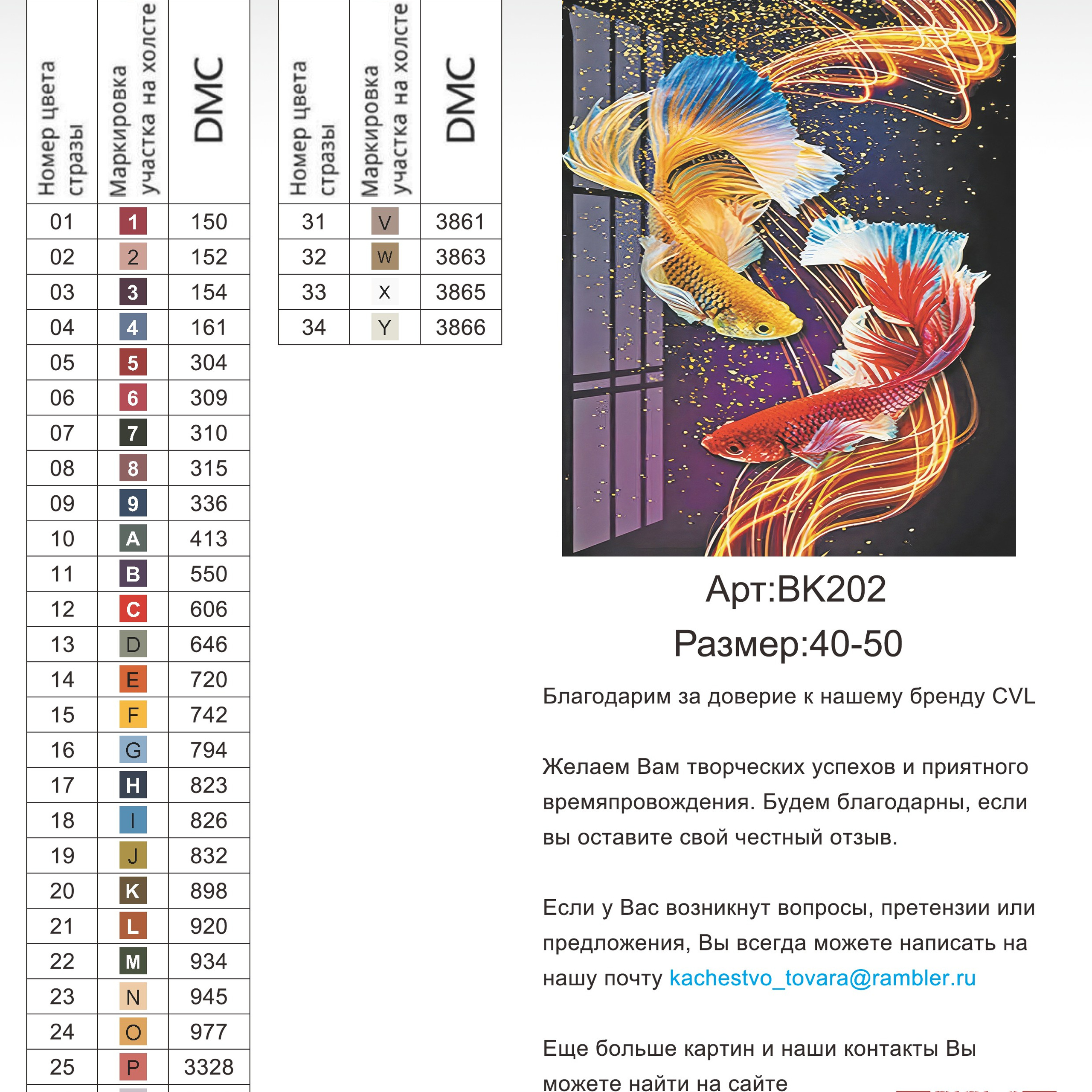 Цветовые карты новые символы. Алмазная мозаика CVL