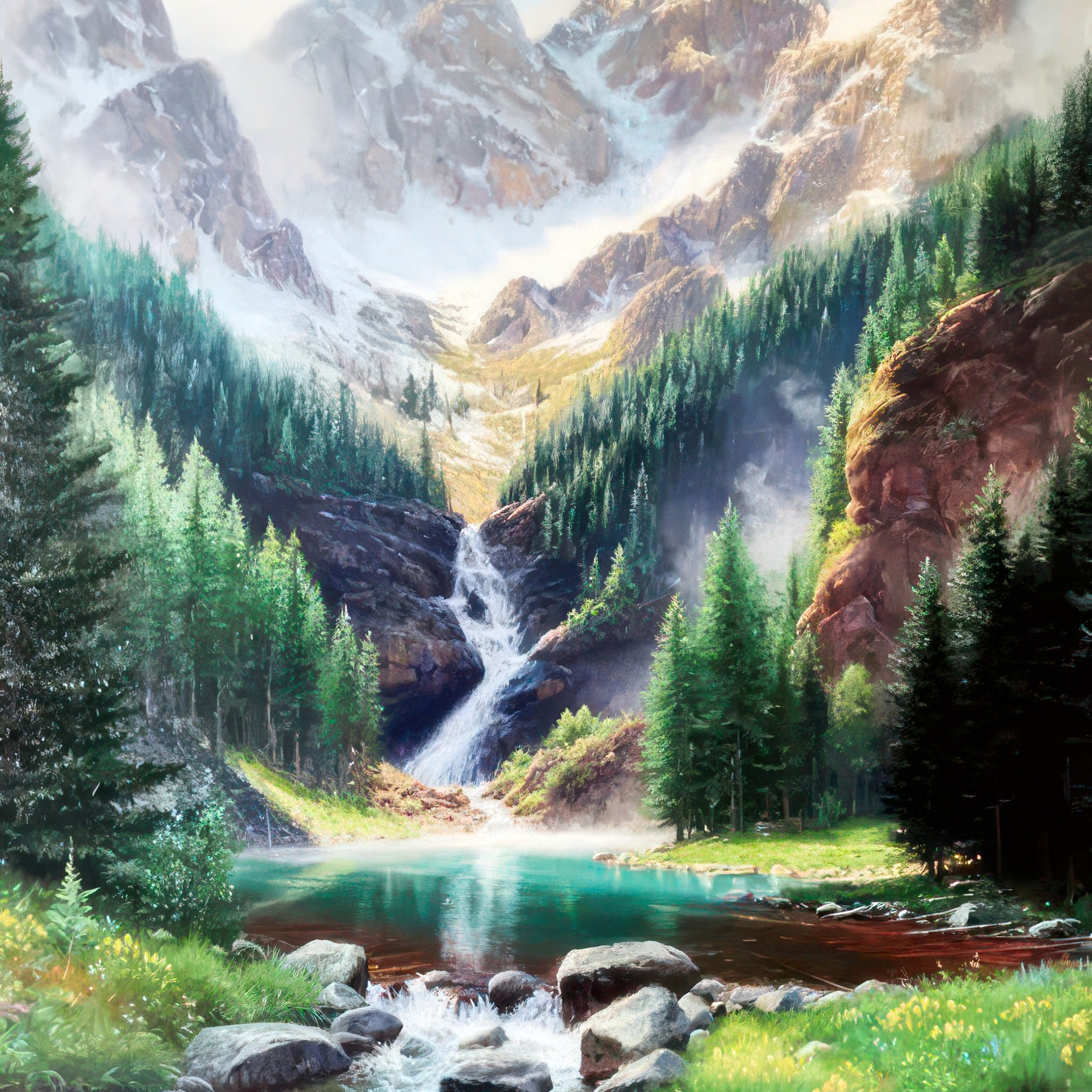 Пейзажи. Алмазная мозаика CVL