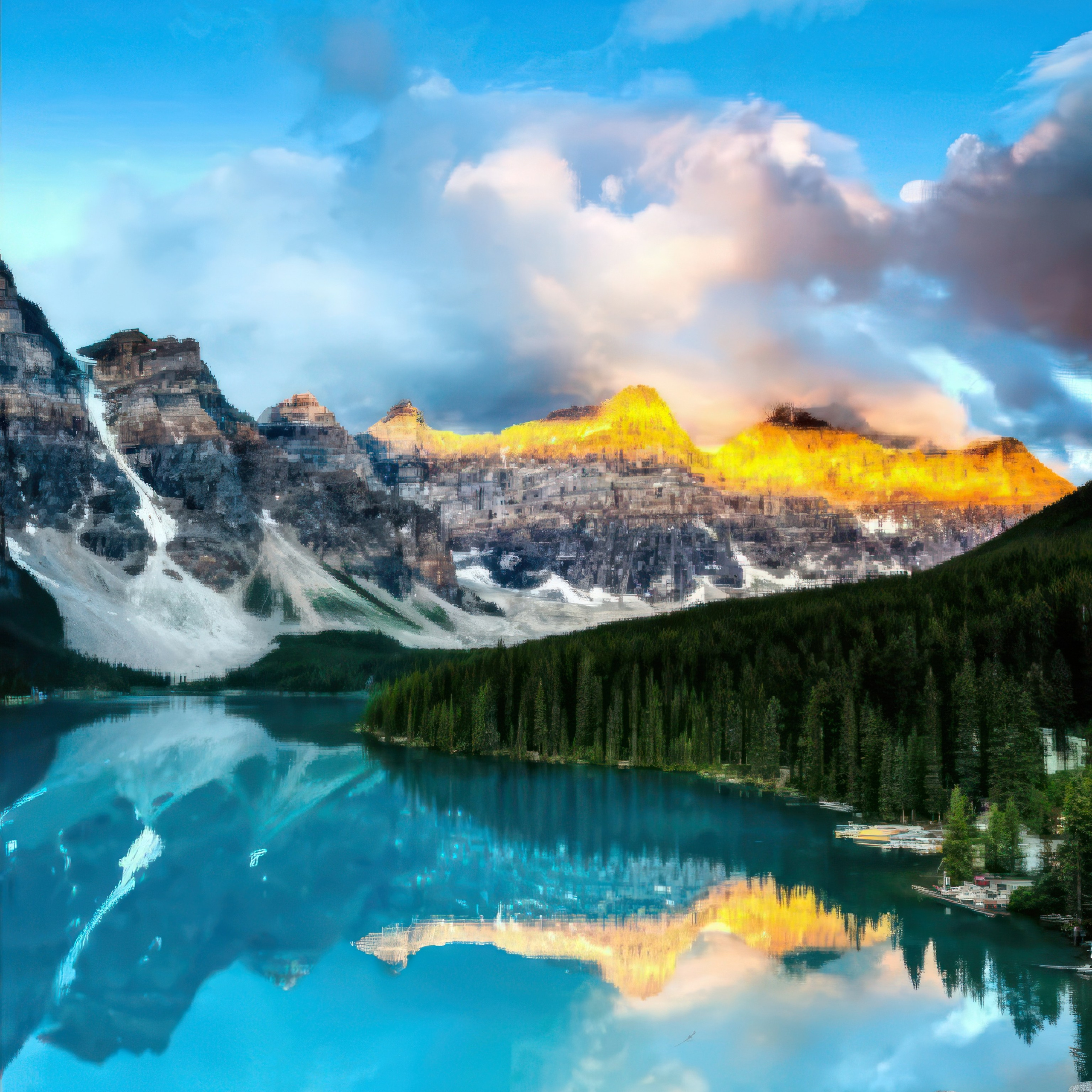 Пейзажи. Алмазная мозаика CVL