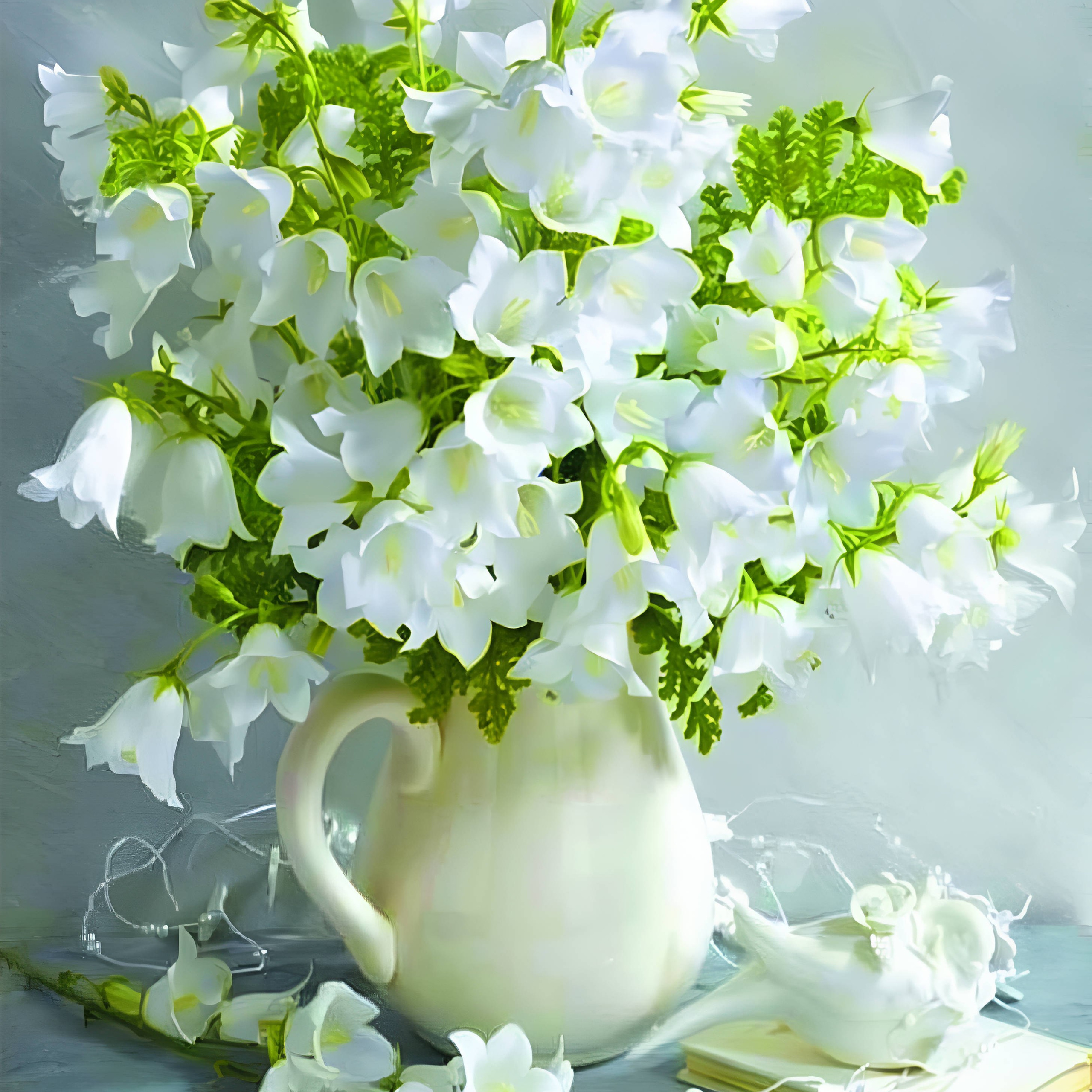 Цветы. Алмазная мозаика CVL