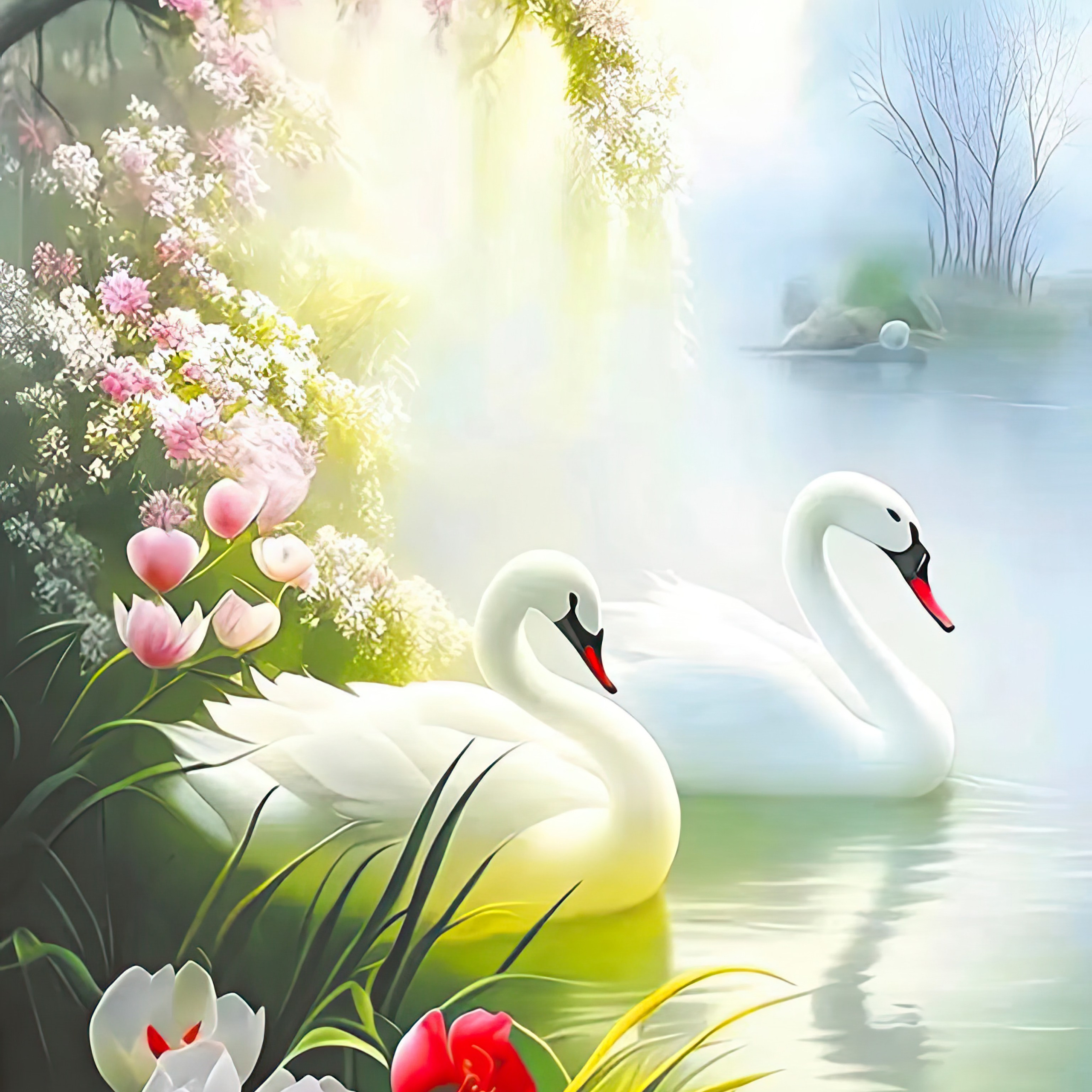 Животные и птицы. Алмазная мозаика CVL