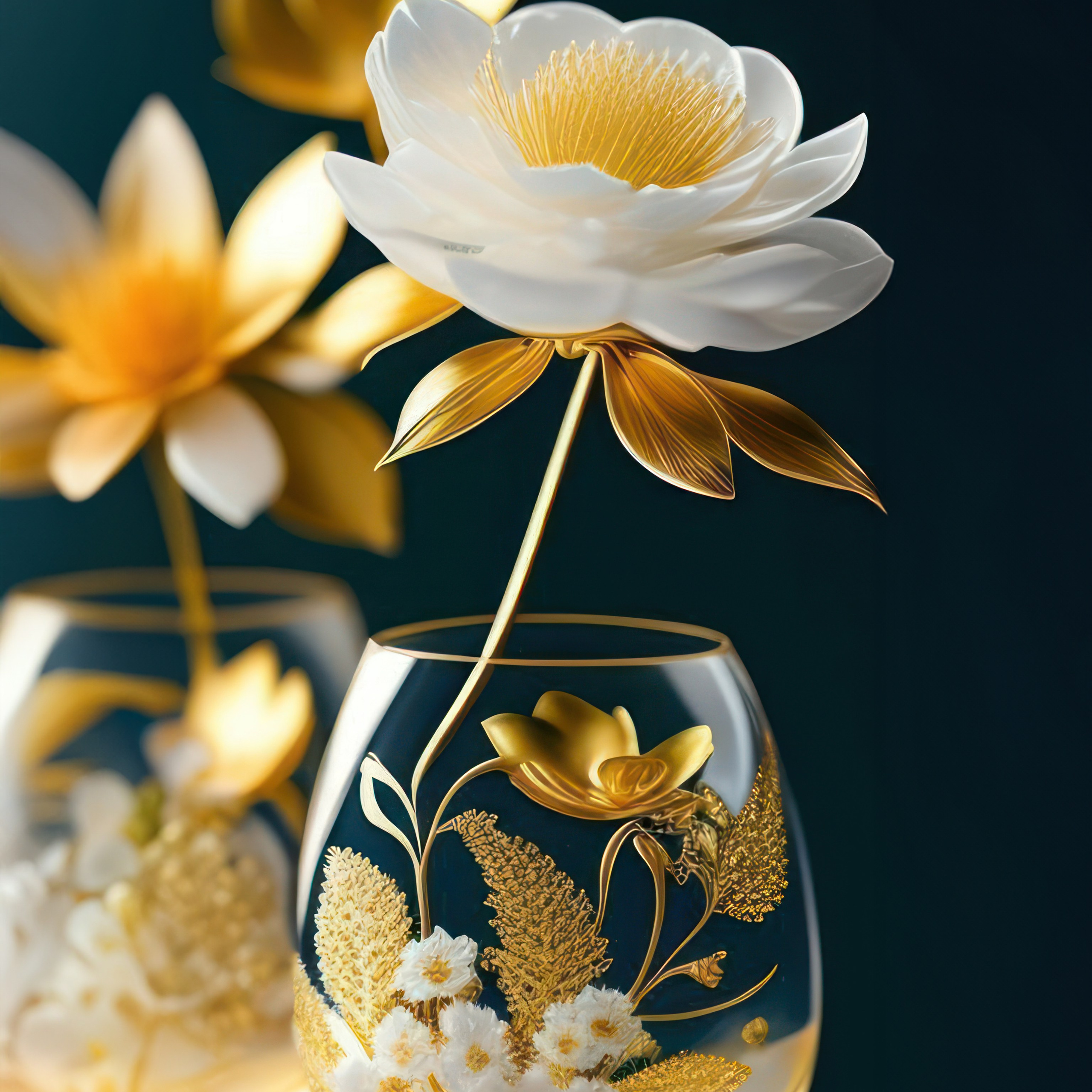 Цветы. Алмазная мозаика CVL