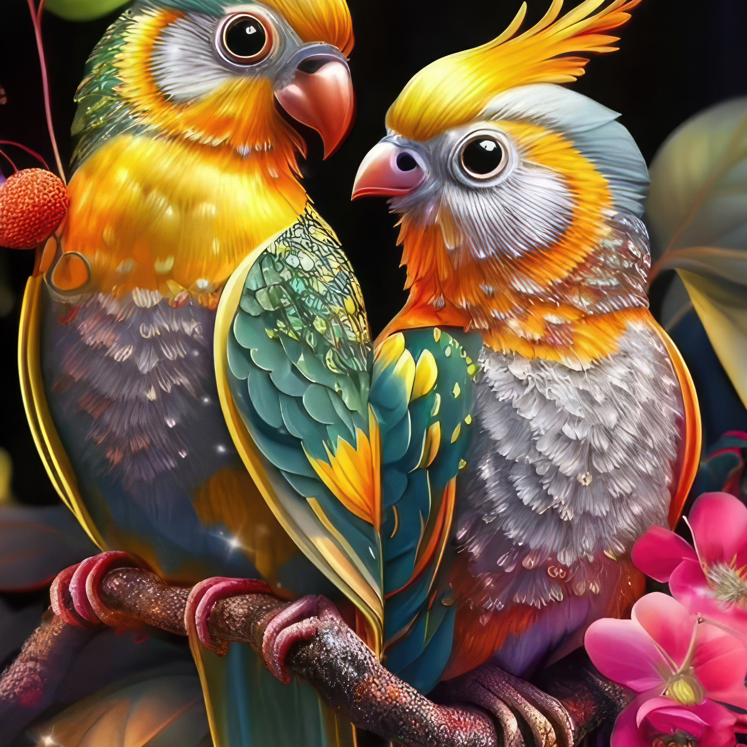 Животные и птицы. Алмазная мозаика CVL