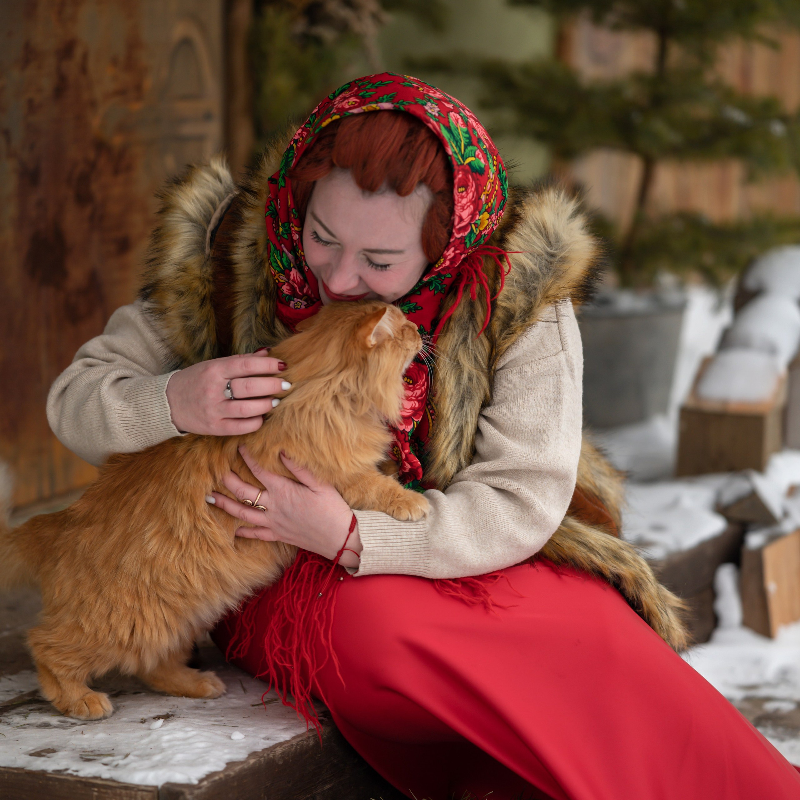 Наталья. Съемка на Тимофеевой Земле
