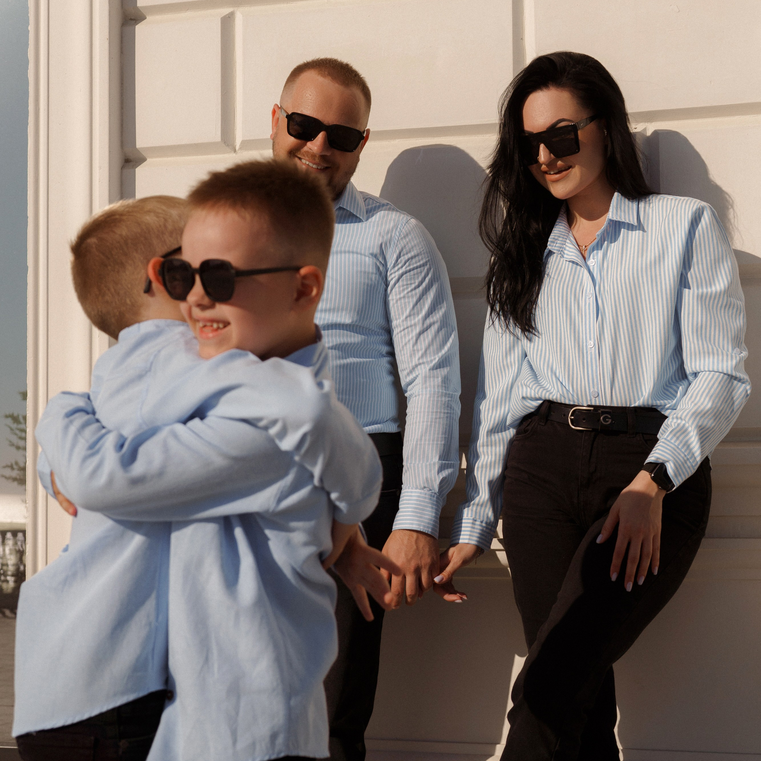 Яна, Леша, Глеб и Саша