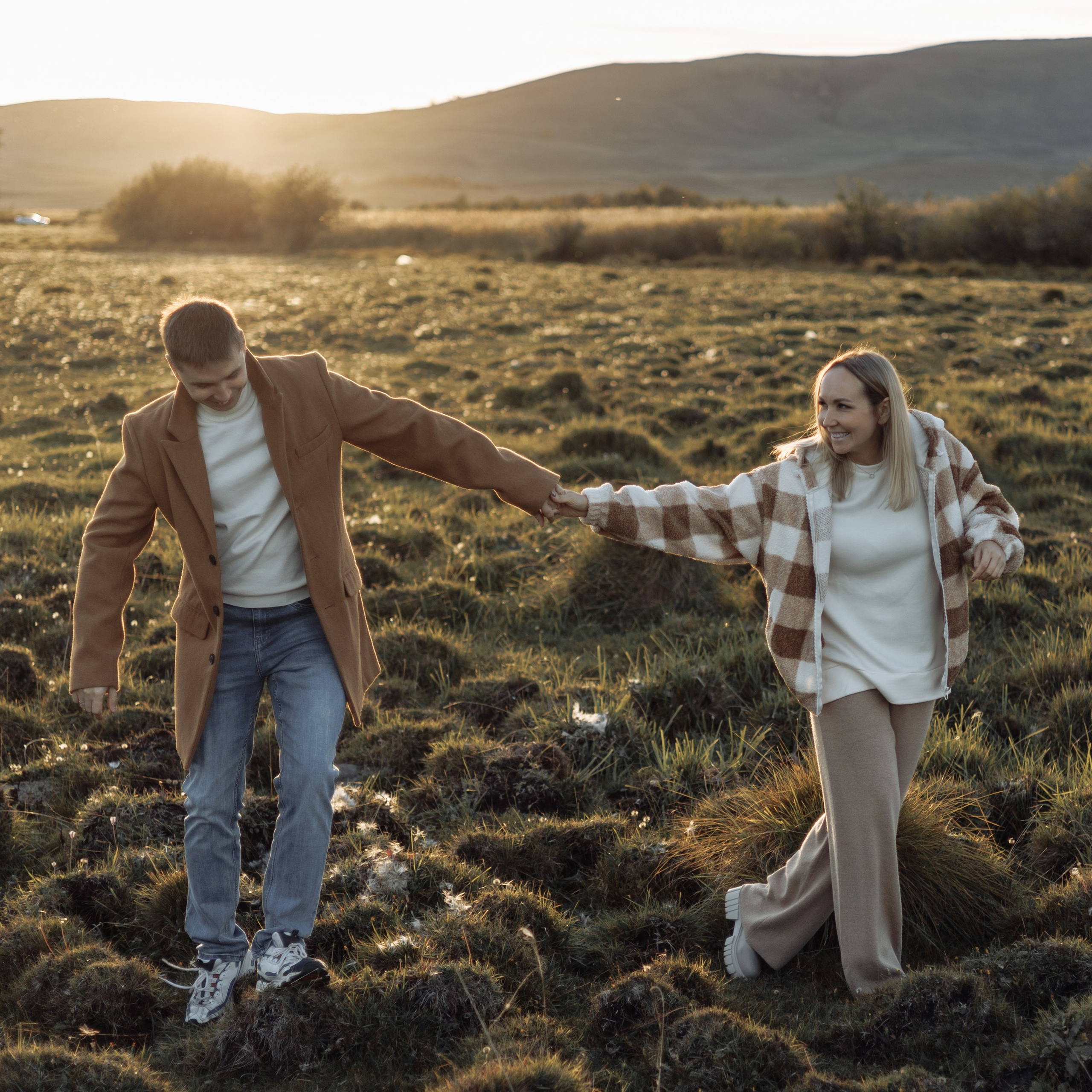 На природе