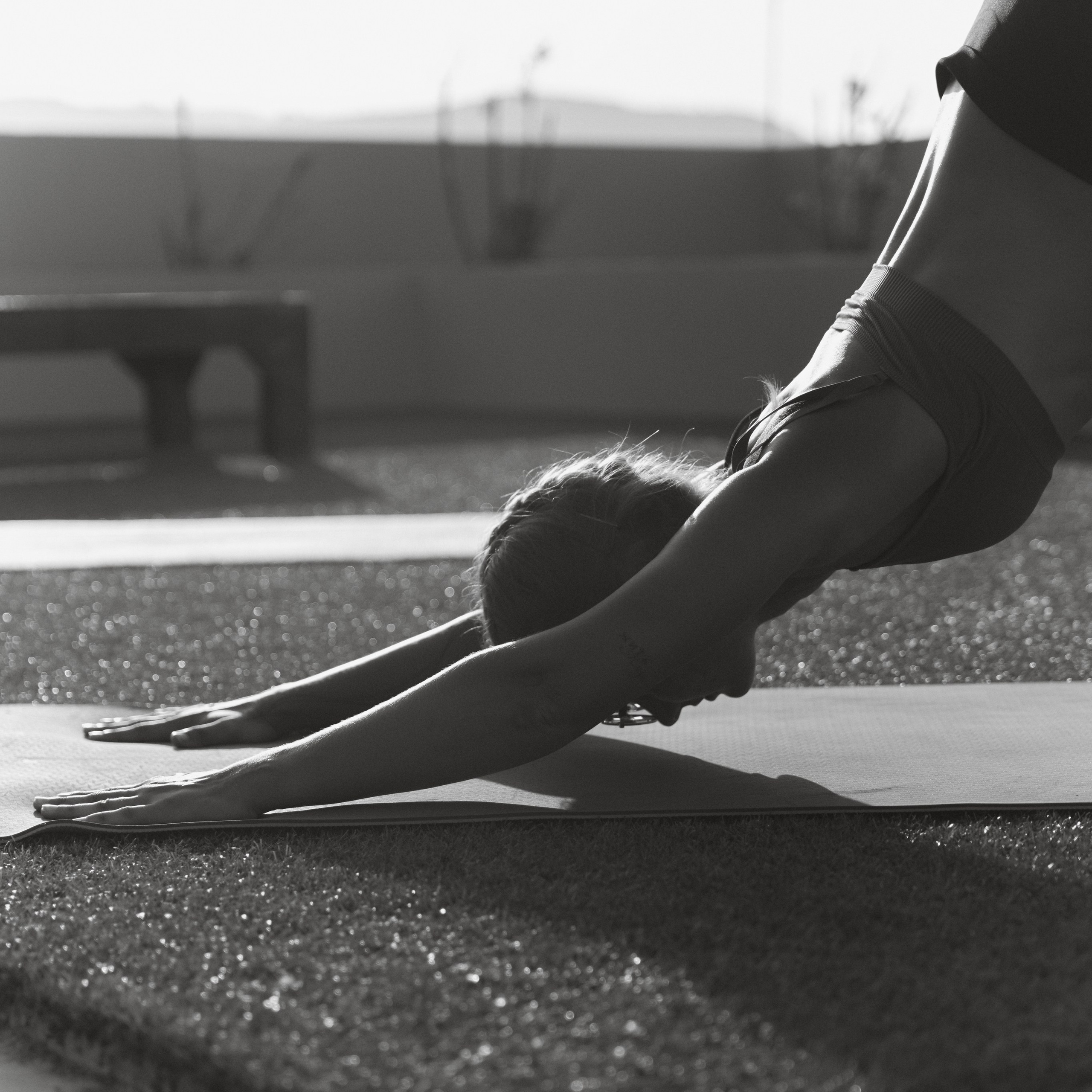 Йога на крыше