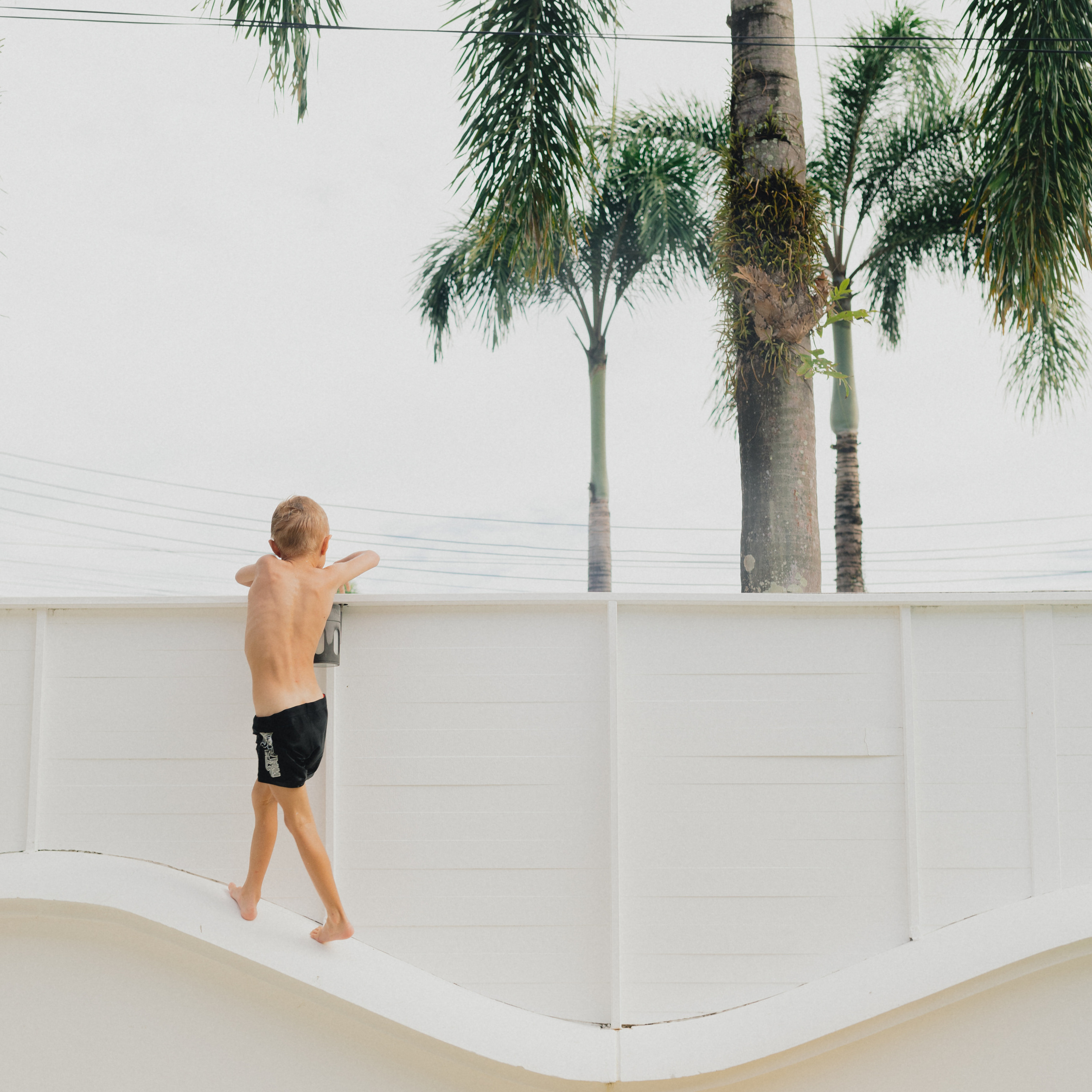 Утро на вилле