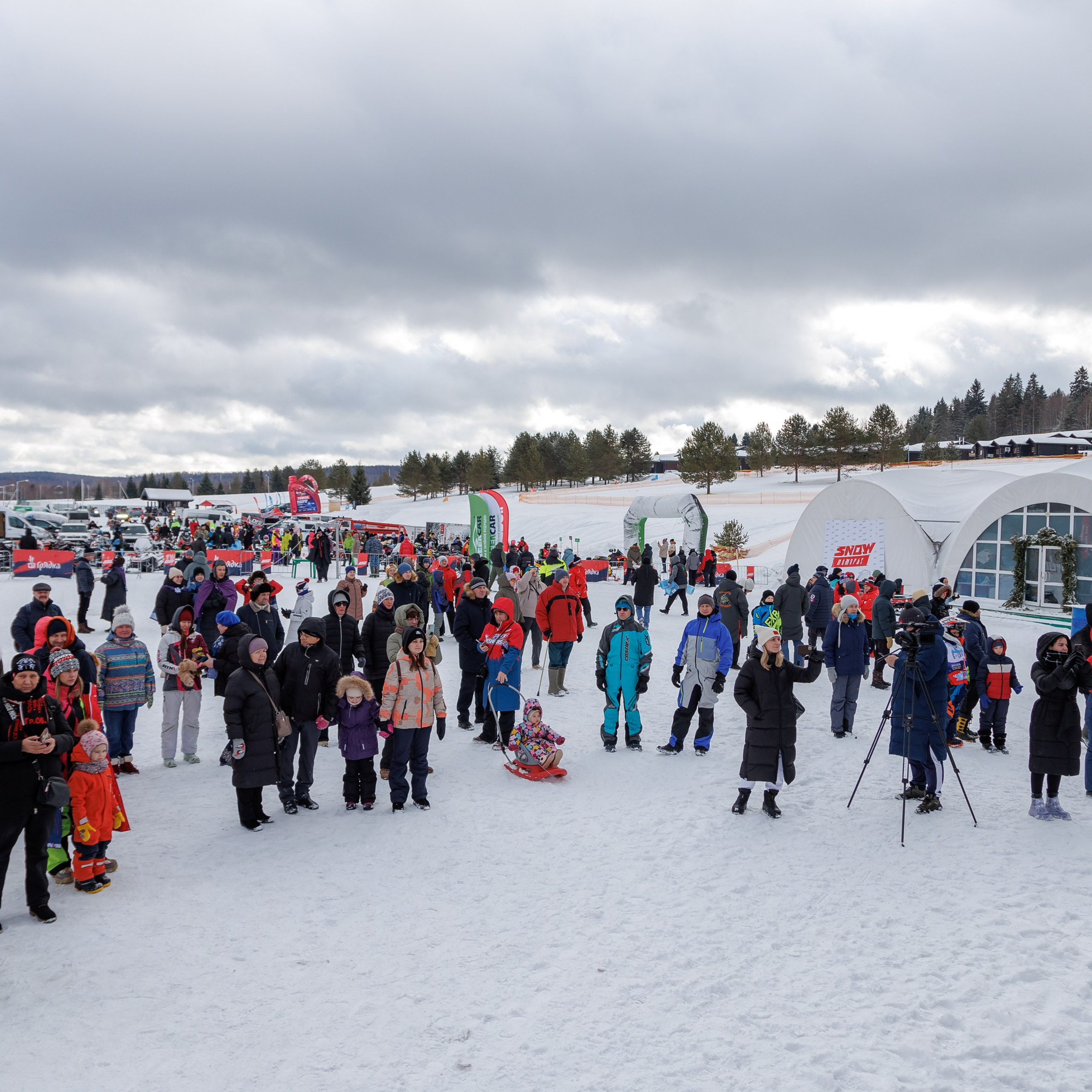Всероссийский Фестиваль зимнего мотоспорта и туризма «Сноу Поморье». Репортажная фотосъемка. Архангельск