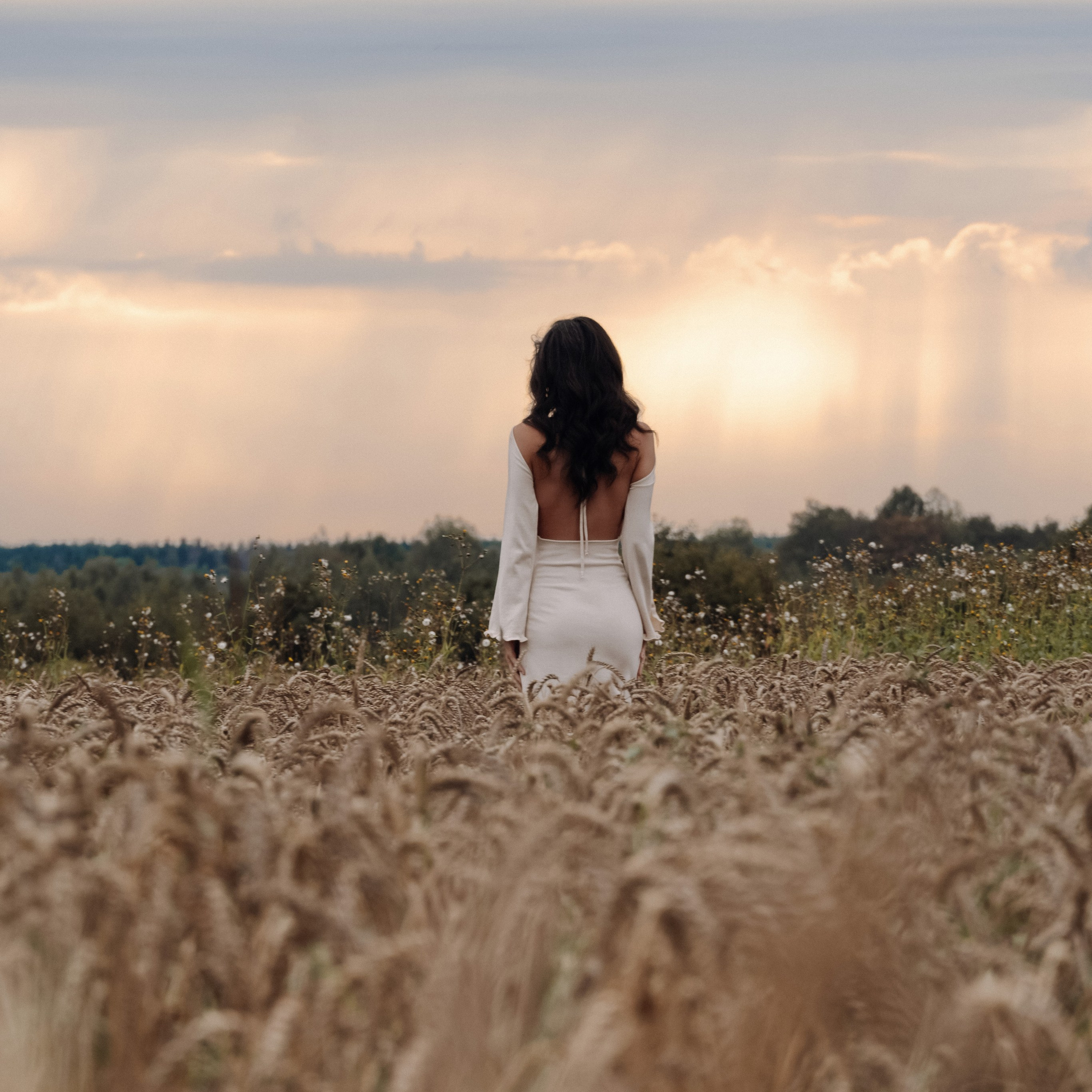 Фотосессия на природе для Насти