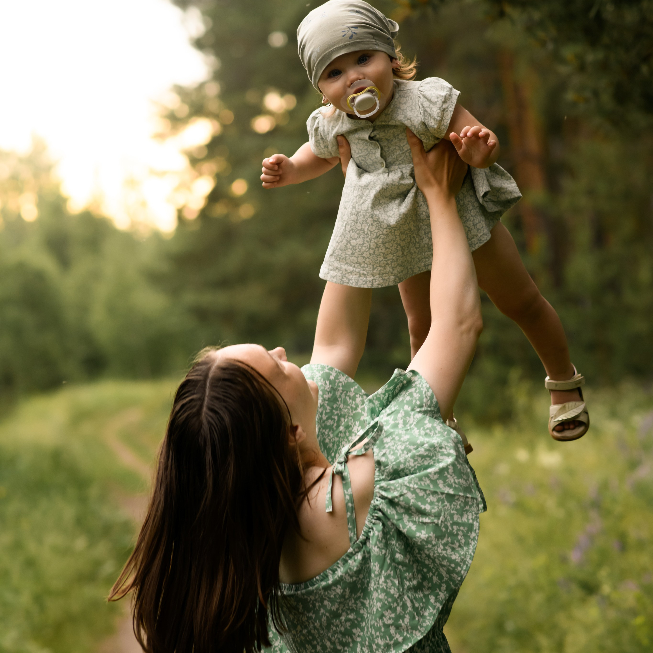 Мама Лена и Машенька