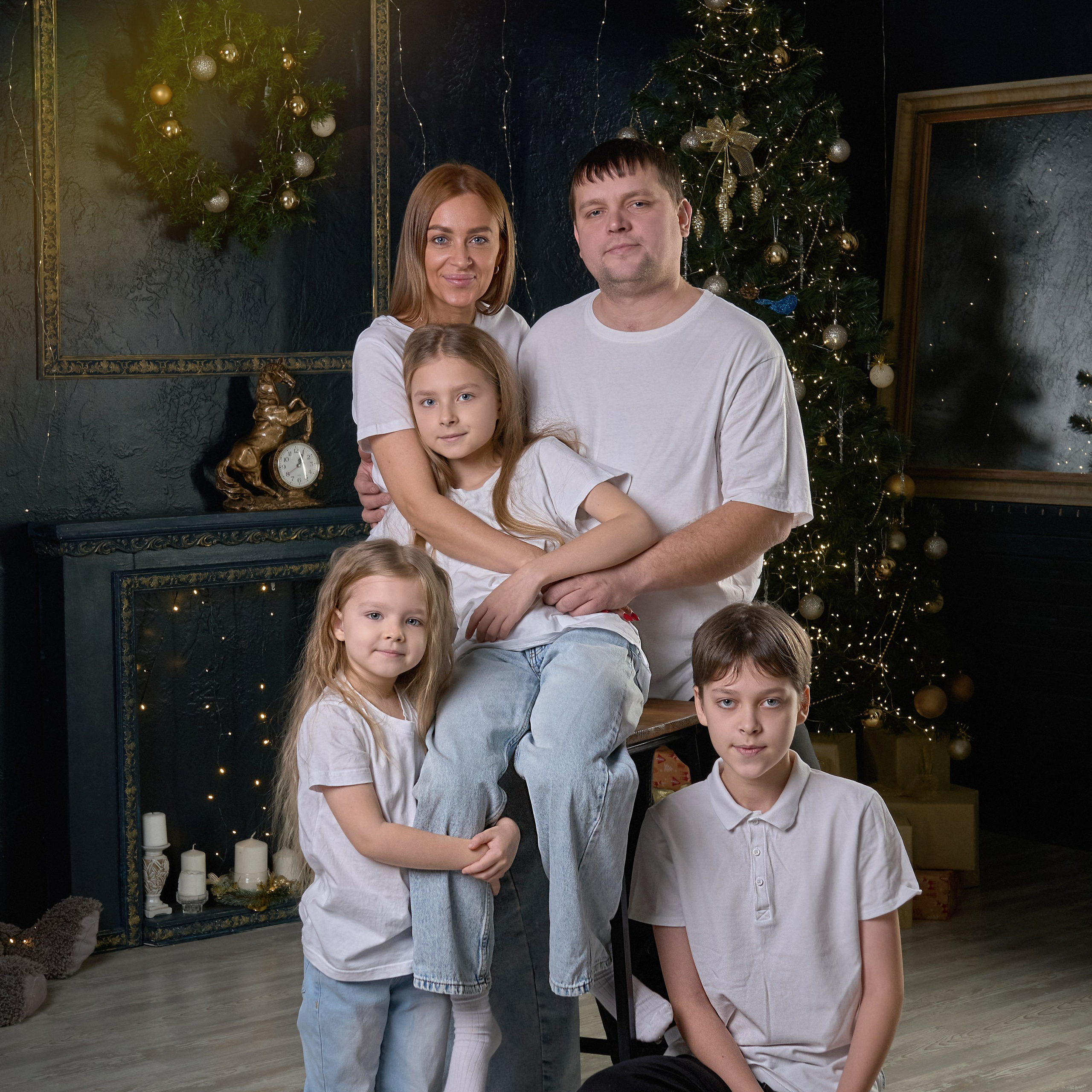 Новогодние семейные фотосессии. Студия фотографии «Антона Белобородова»