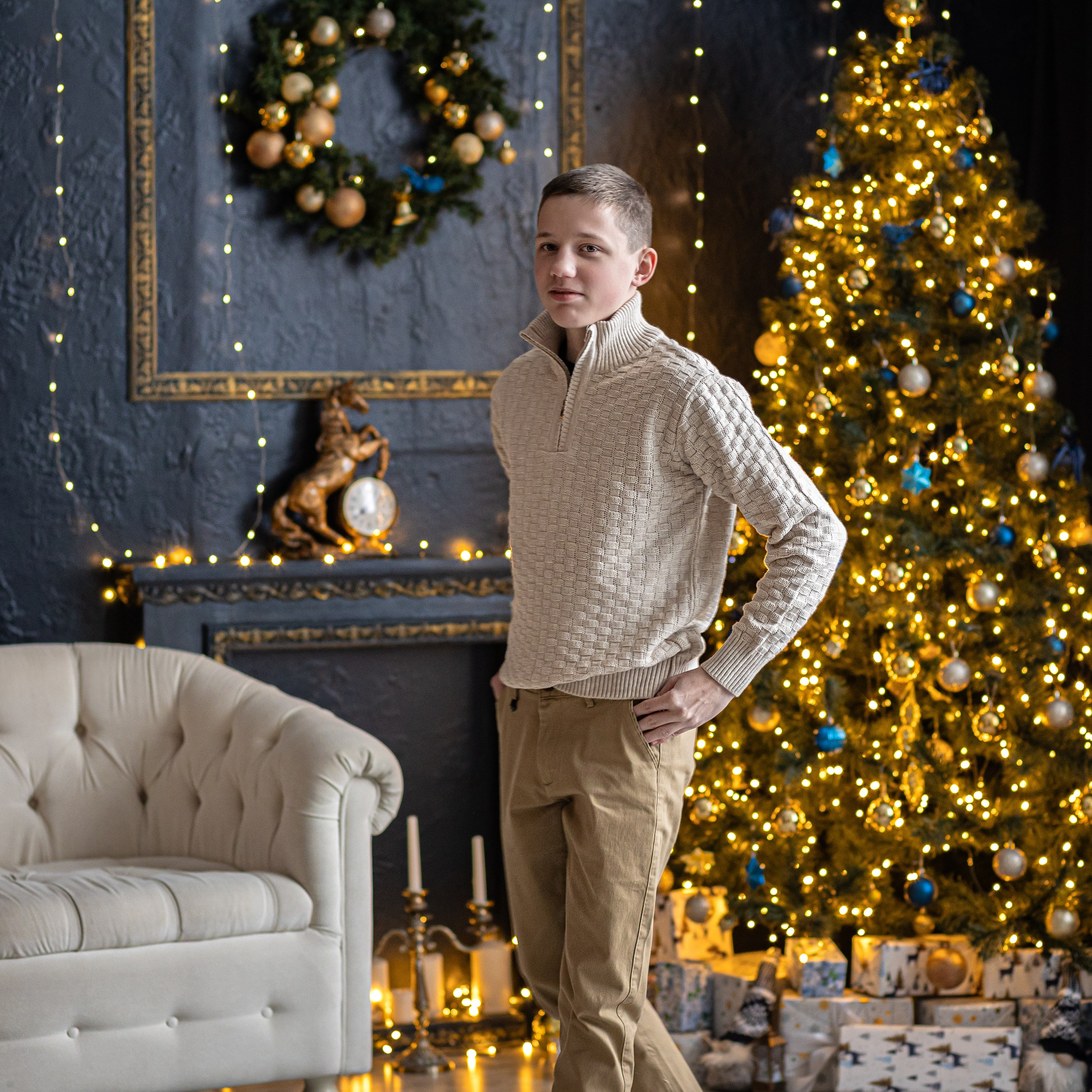 Новогодние фотосессии 2025. Студия фотографии «Антония Белобородова»