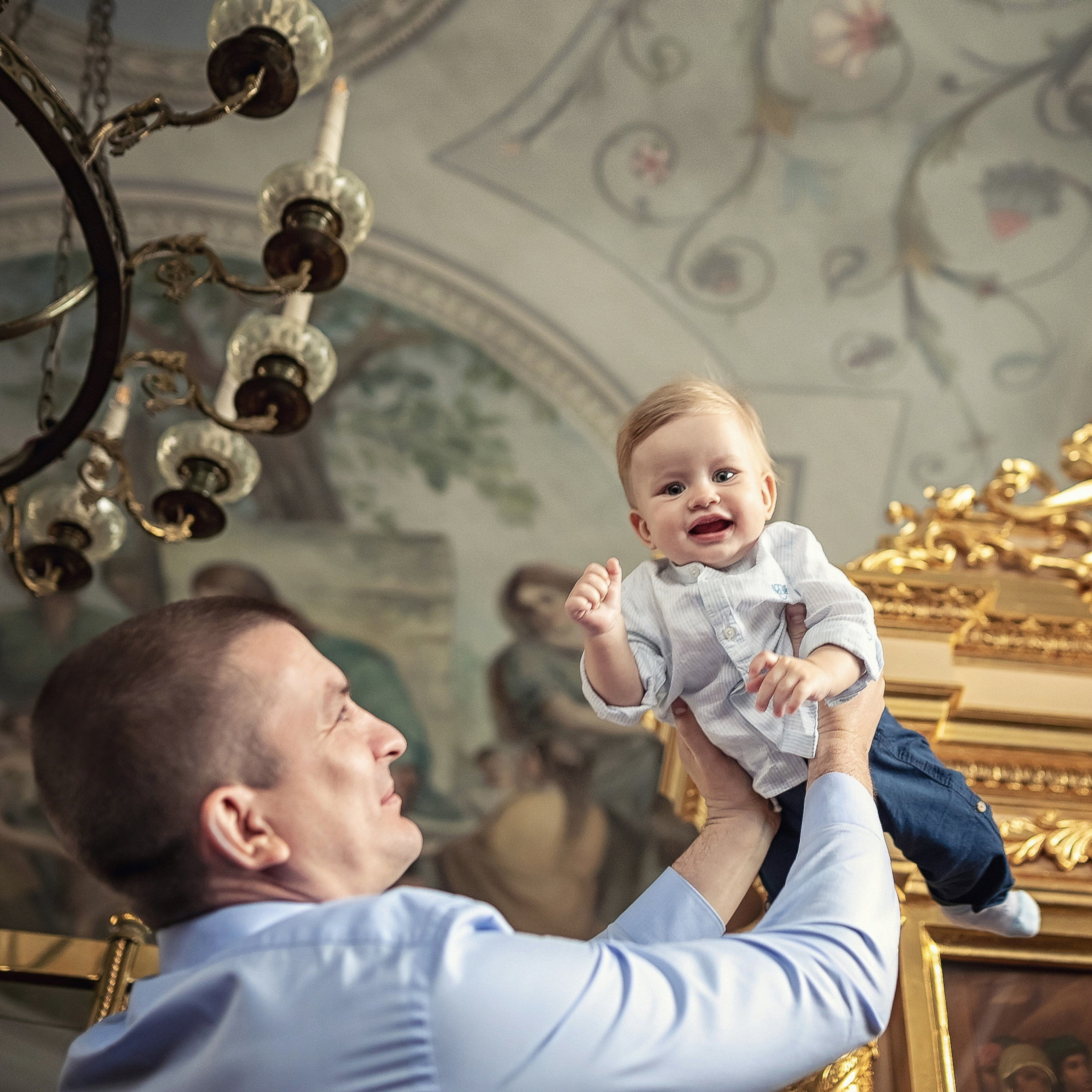 Крещение в Богоявленском кафедральном соборе в Елохове 17.10.2020