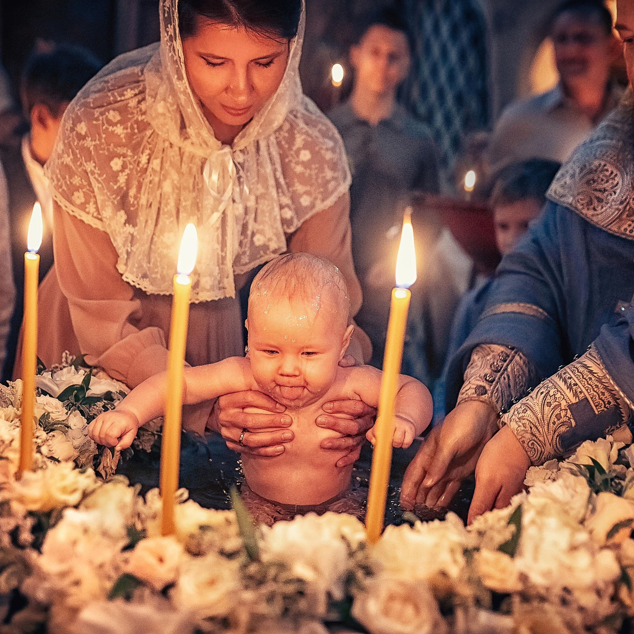 Крещение в храме Троицы Живоначальной в Троицком-Голенищеве 18.09.2022