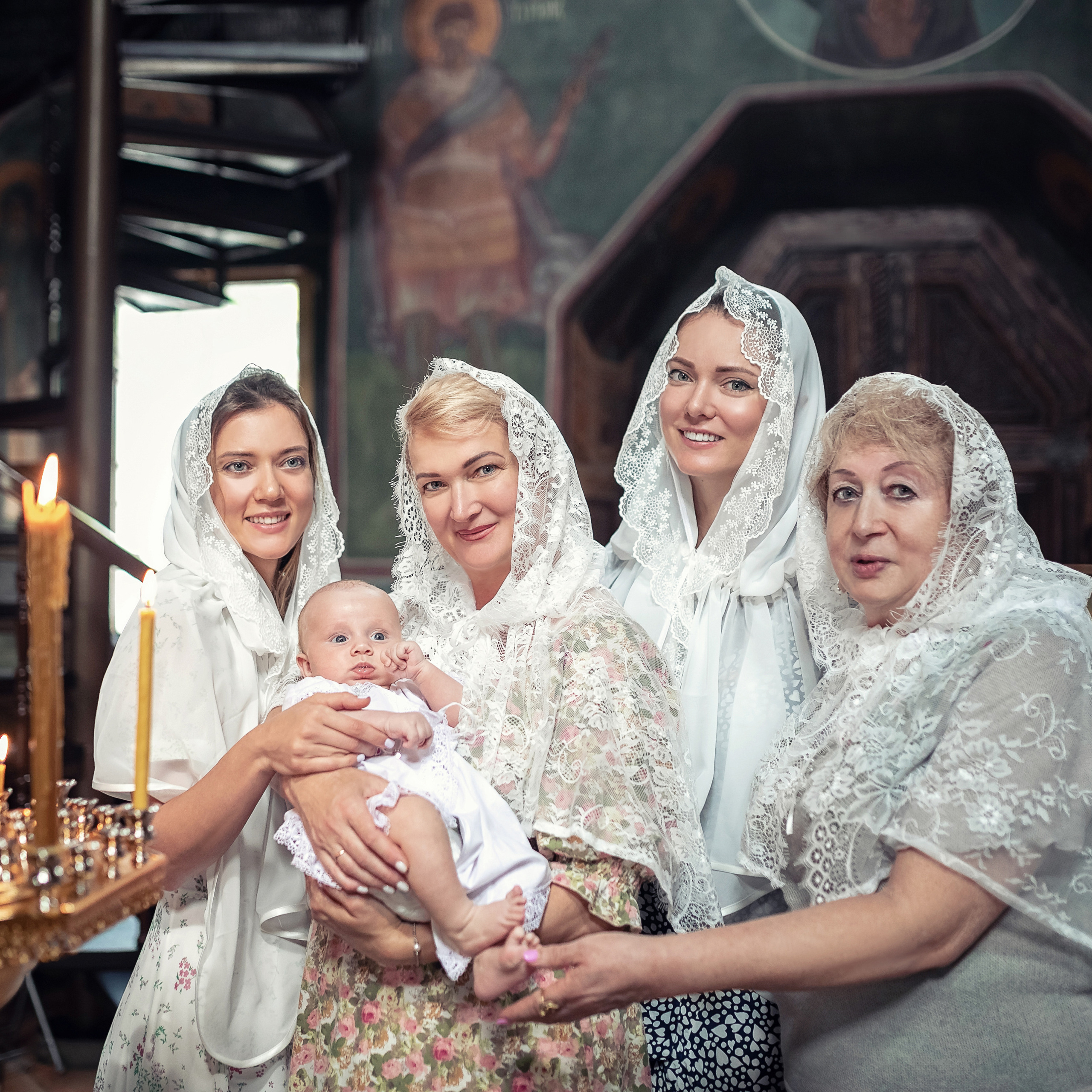 Крещение в храме Успения Пресвятой Богородицы в селе Успенское 08.08.2021