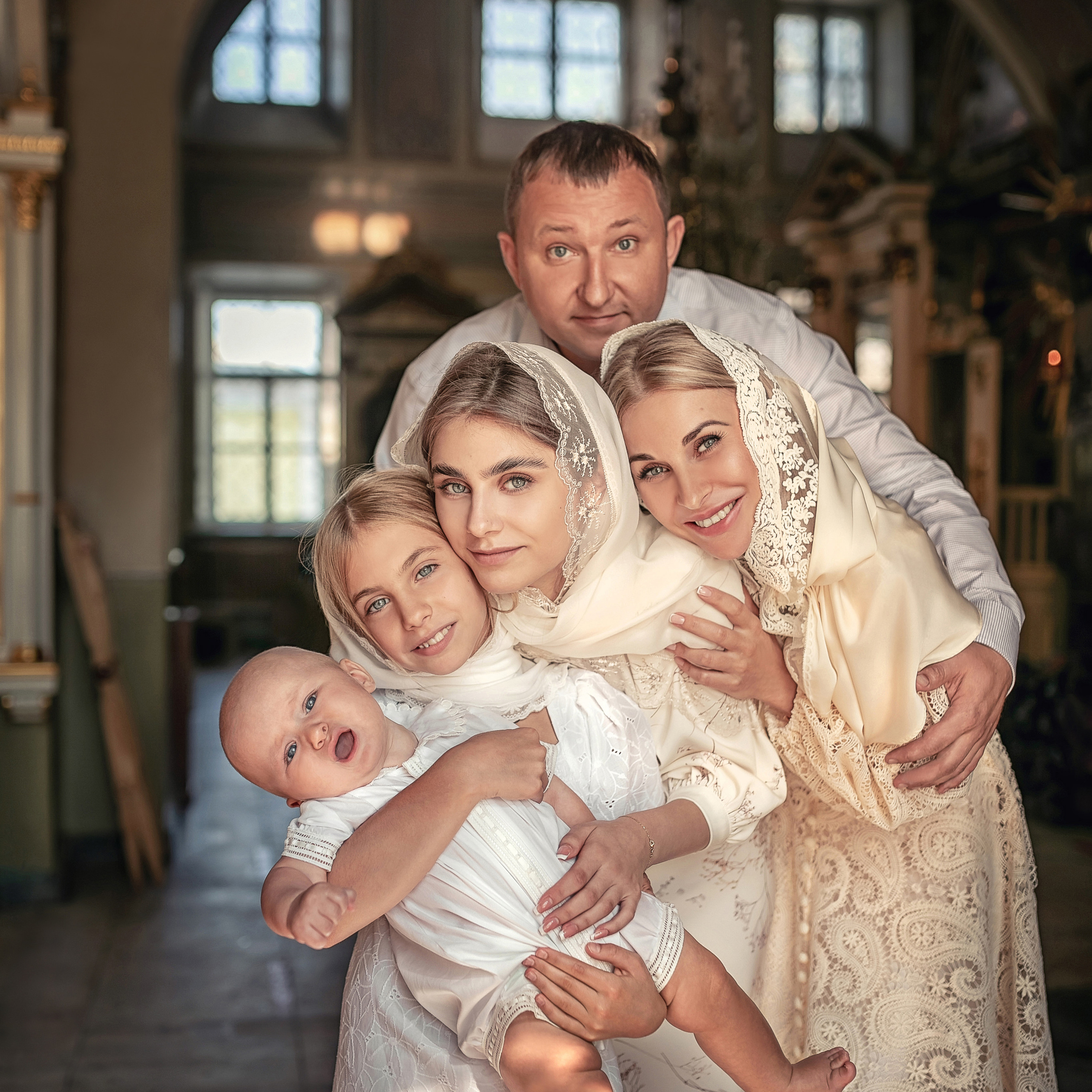 Крещение в храме Косьмы и Дамиана в Болшево 28.08.2021