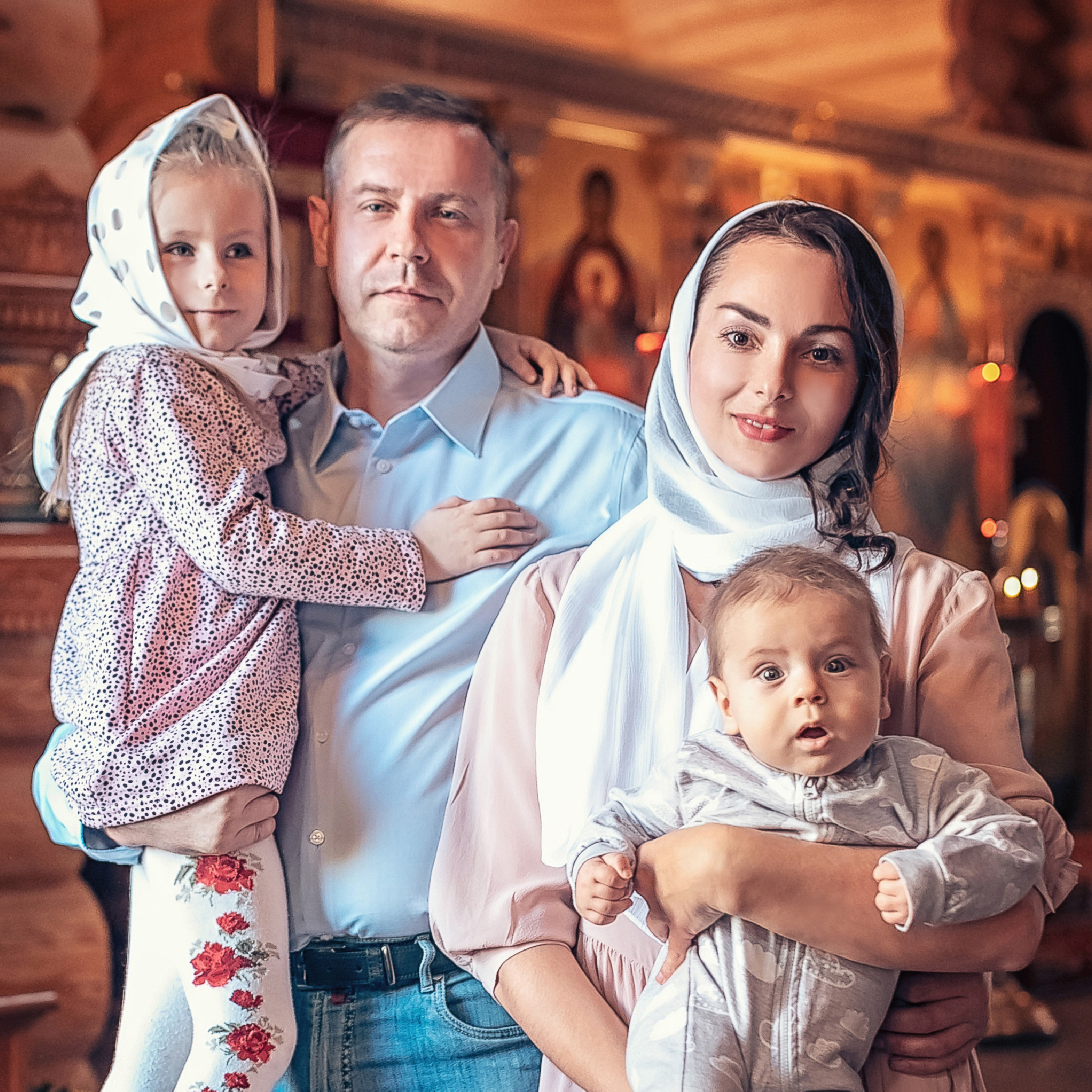 Крещение в храме Двенадцати Апостолов в Ховрино 2021