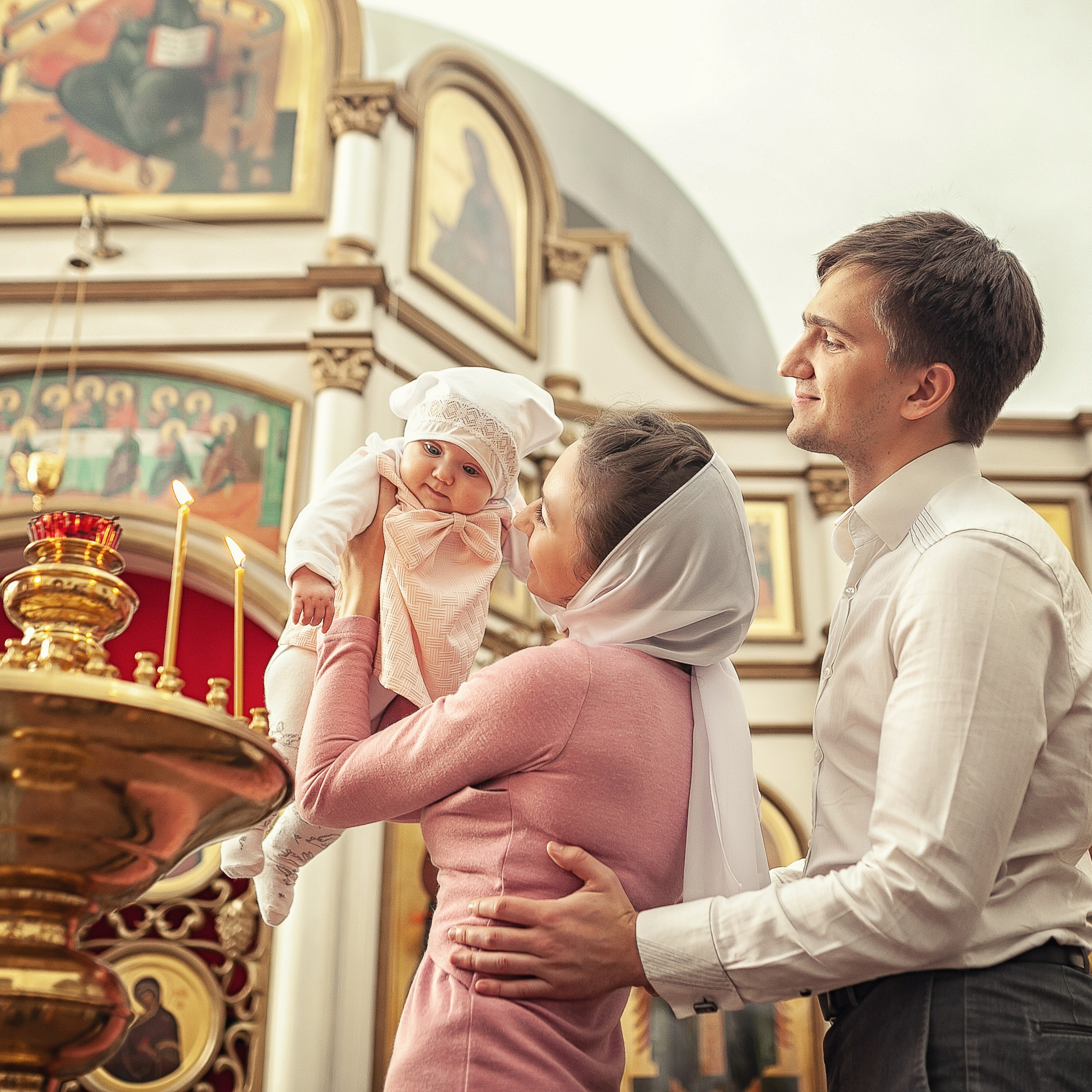 Крещение в храме Иконы Божьей Матери Живоносный источник 5.10.2019