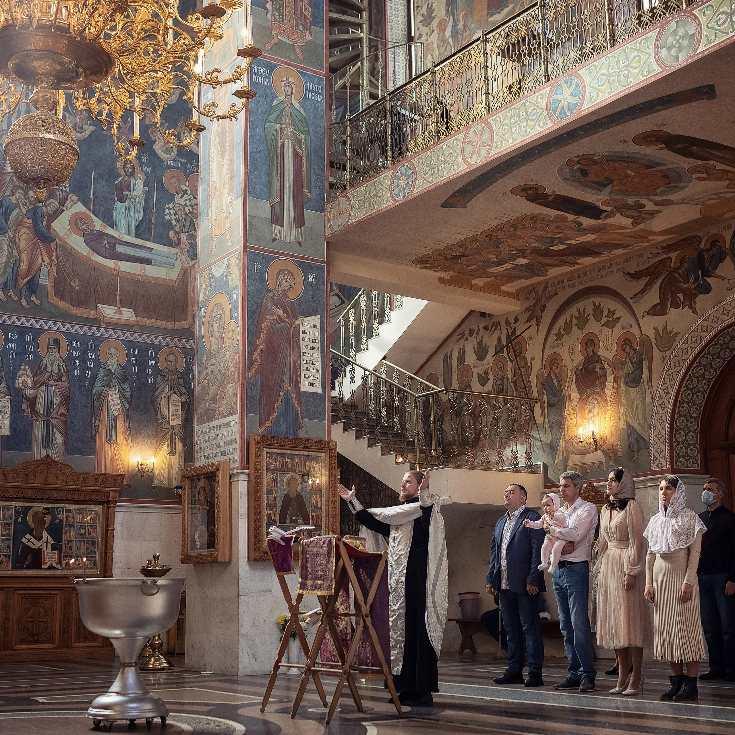 Крещение в храме Рождества Пресвятой Богородицы в Королеве 30.09.2020