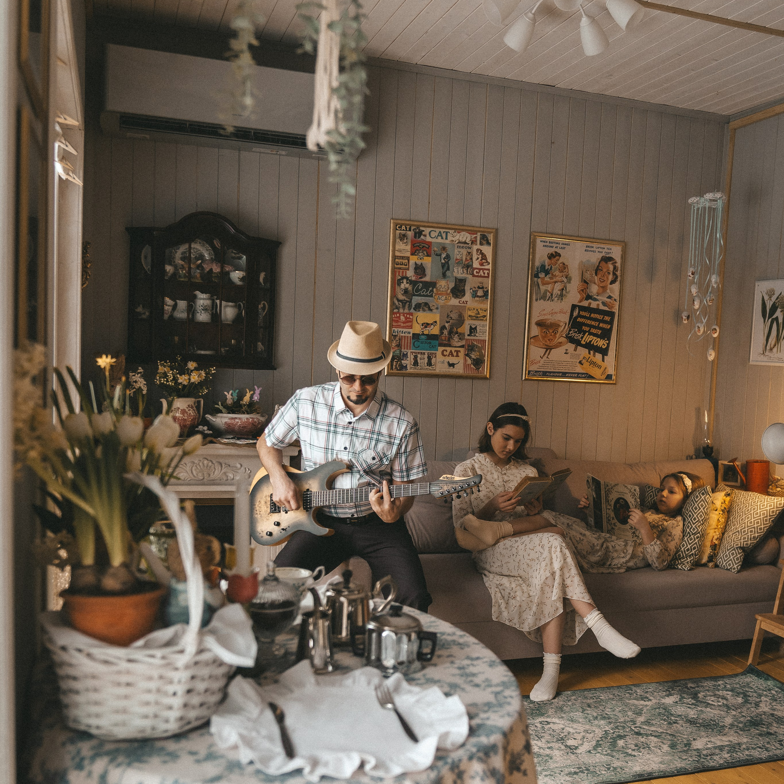 Дочки с папой