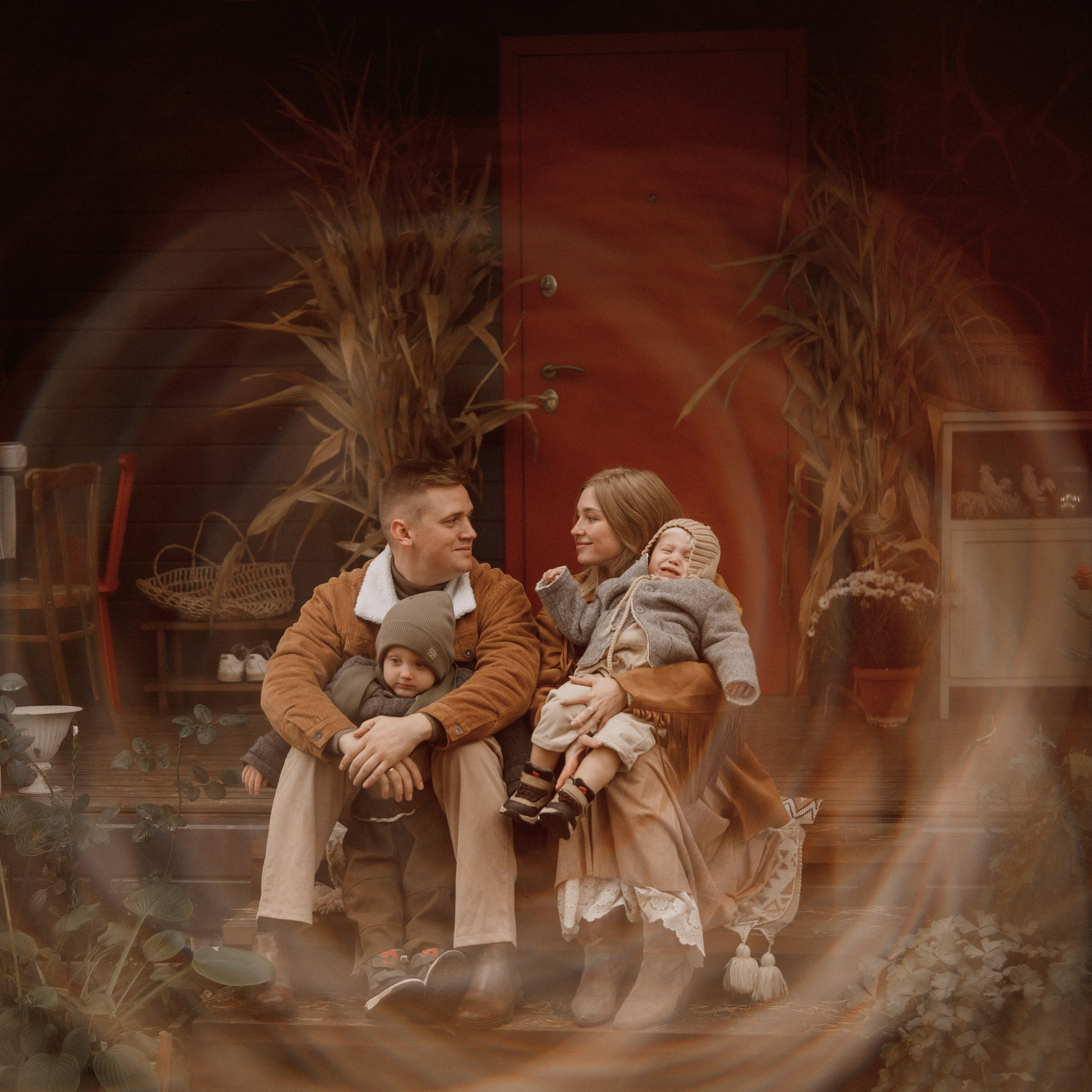 Семейная фотосессия на даче