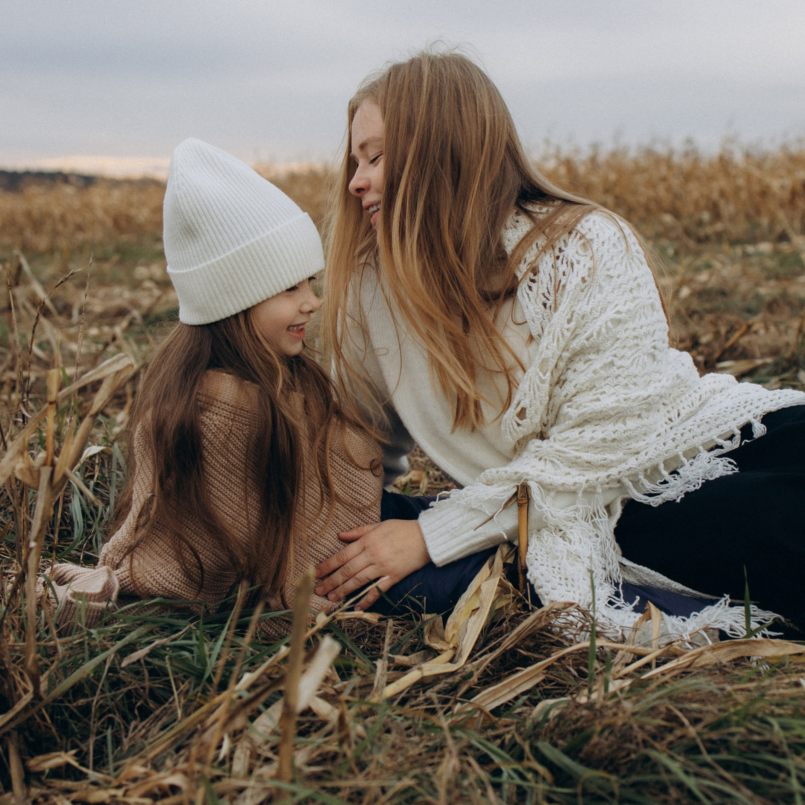 Оля, Ксюша и кукуруза