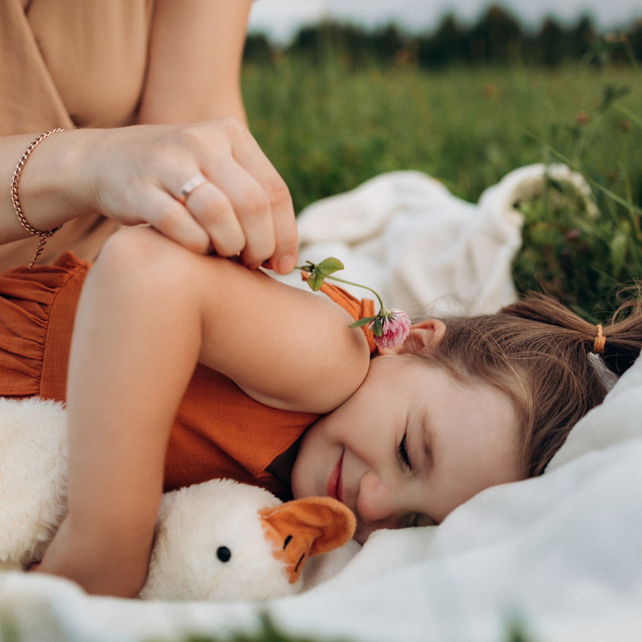 Катя и малышка Аня