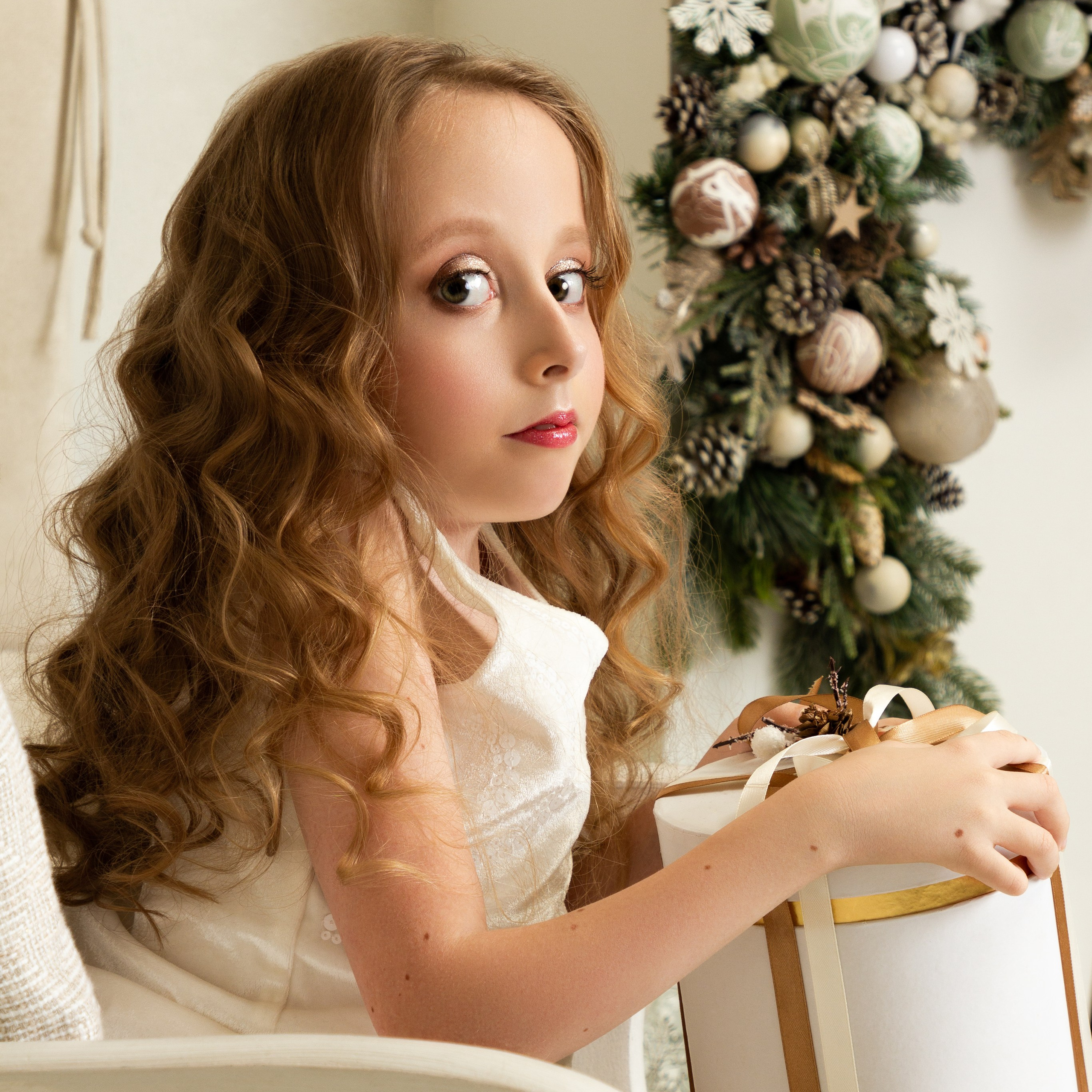 Новогодняя семейная съемка. Соня