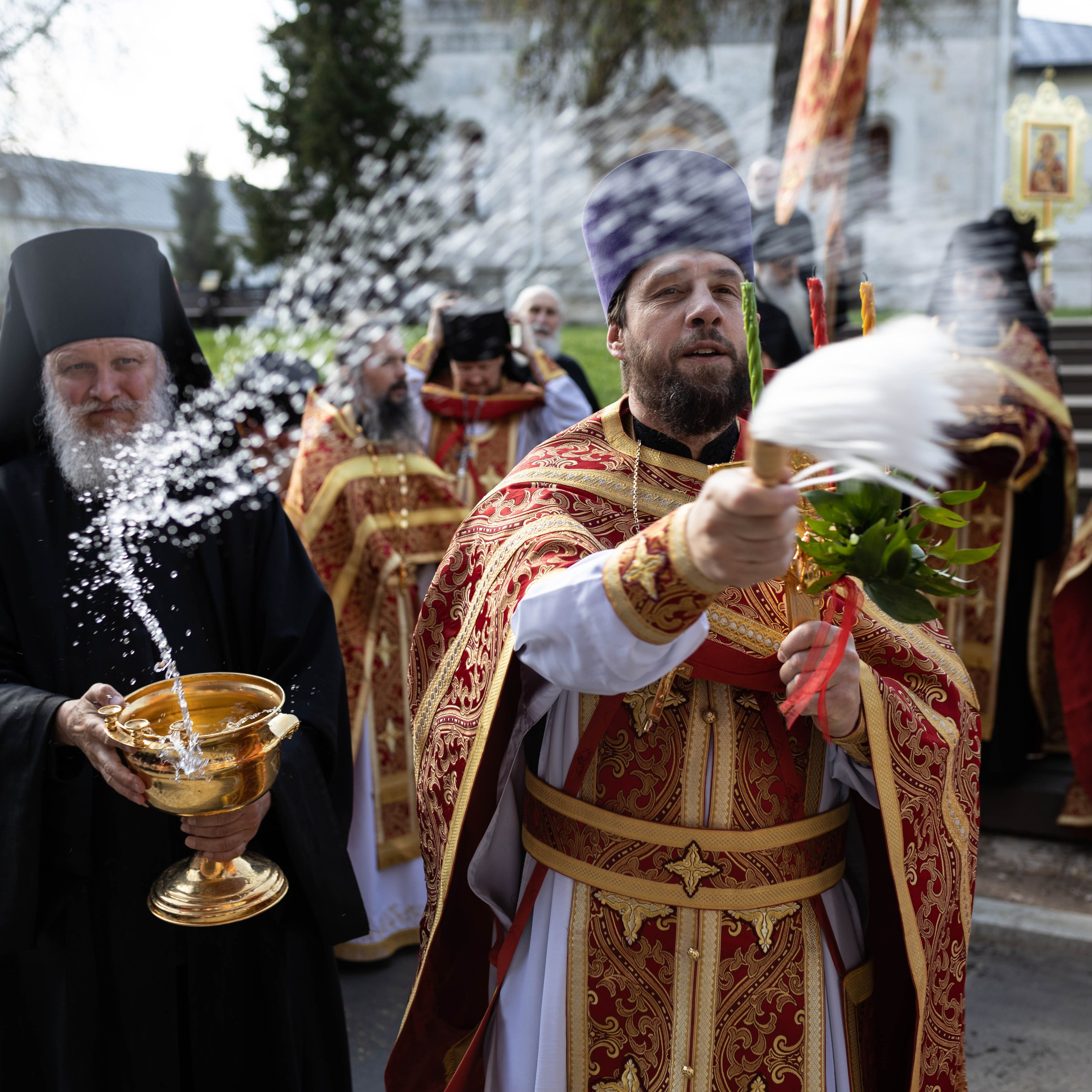 Крестный ход. Саввино-Сторожевский Монастырь. Звенигород
