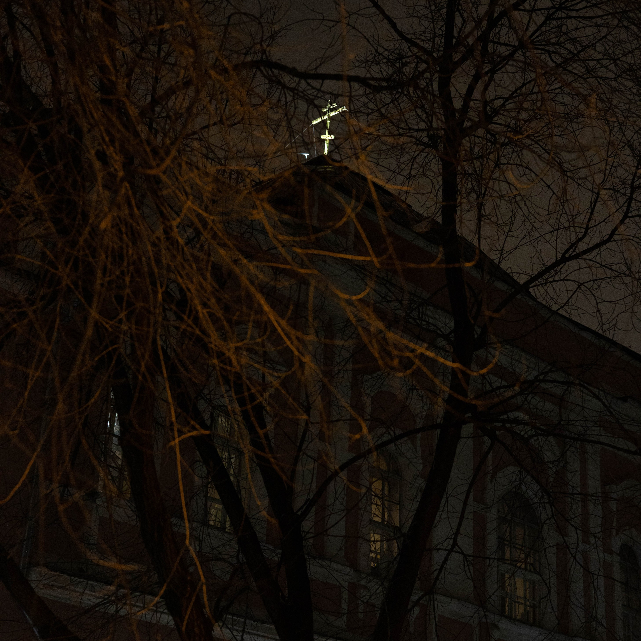 Храм Воскресения Словущего в Барашах.Всенощное накануне дня памяти Спиридона Тримифунтского.