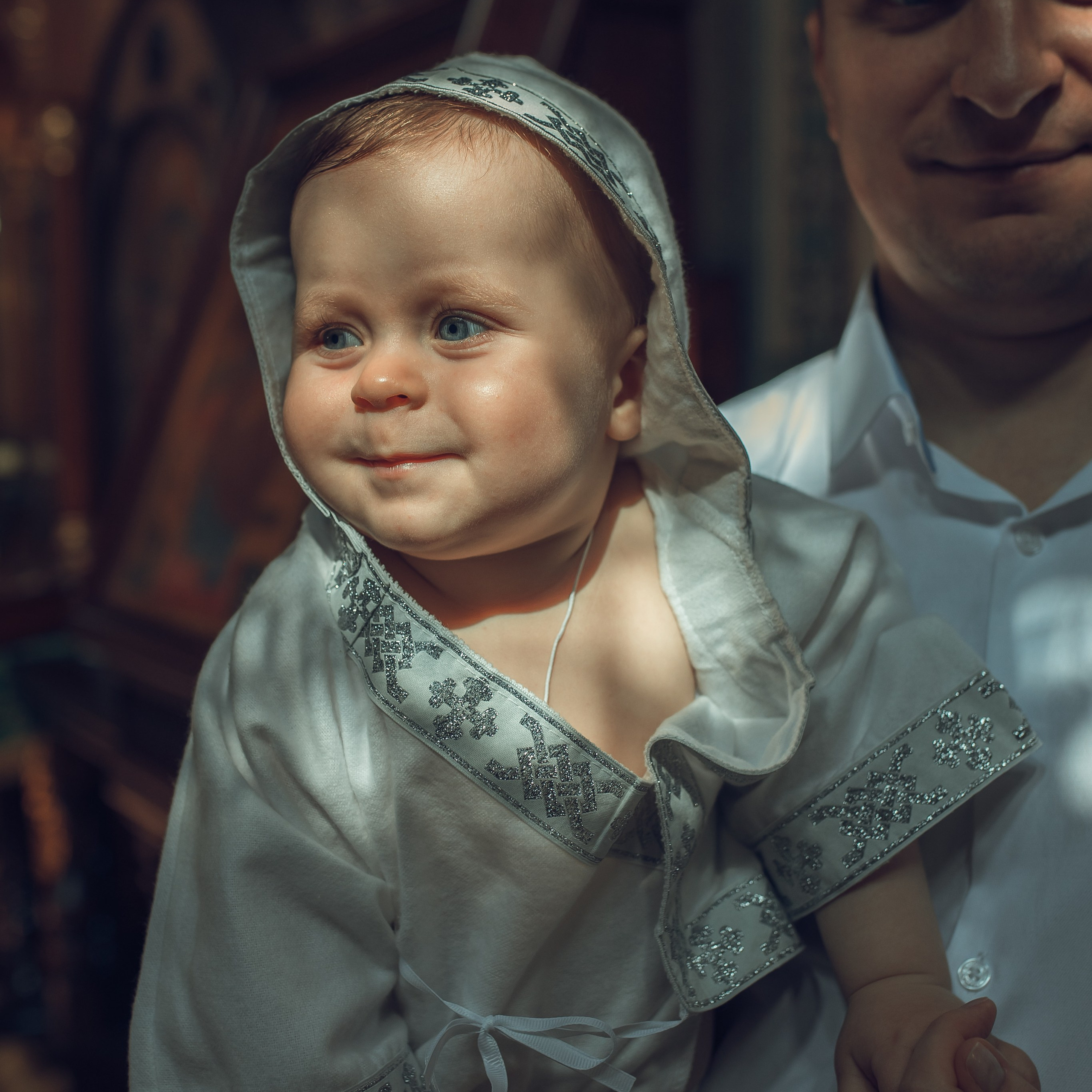 Крещение Никиты.Храм Преображения Господня.