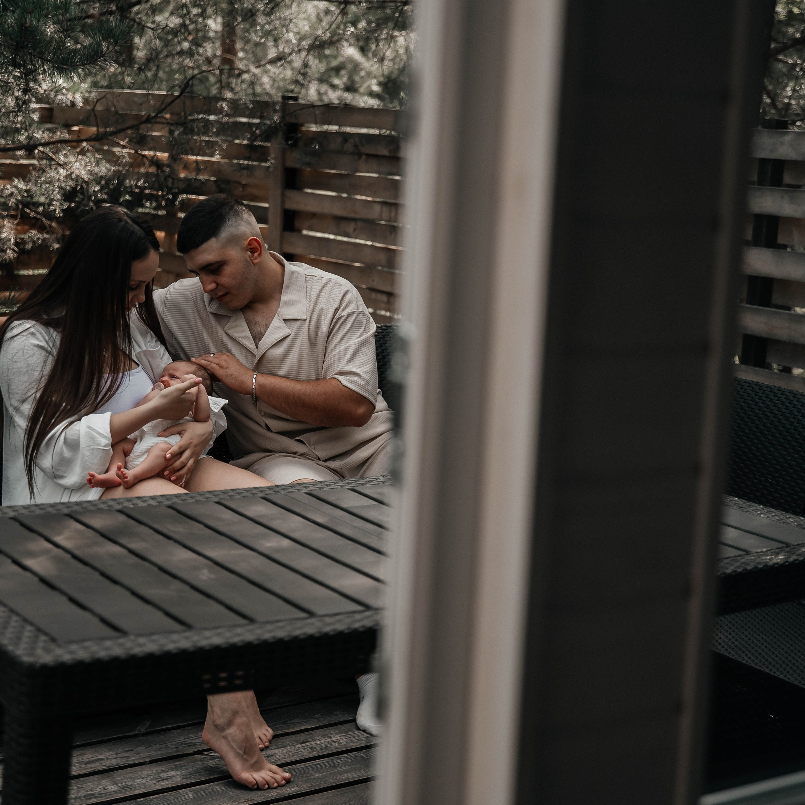 Андрей, Вика и Полина