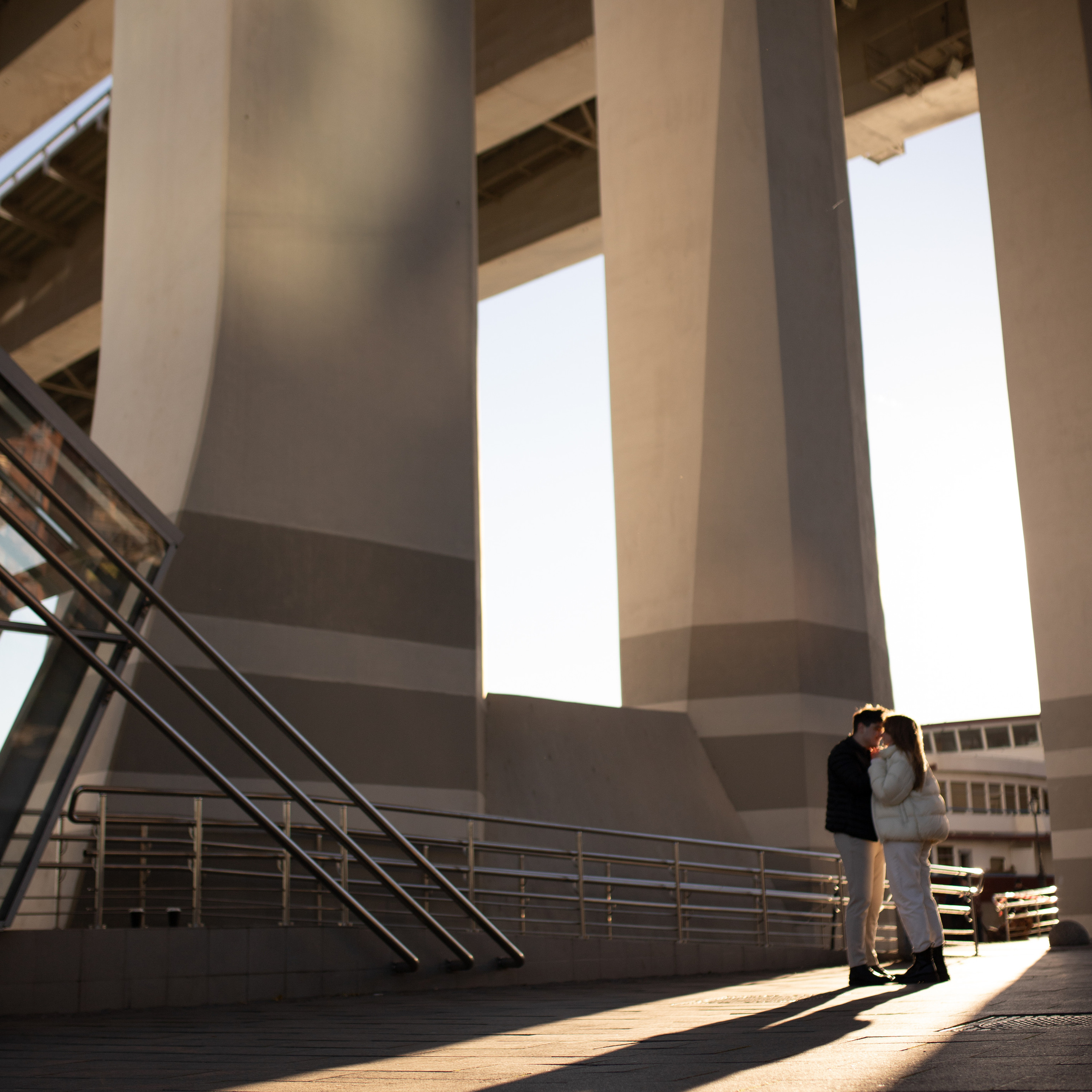 Инна и Азат прогулка по городу.
