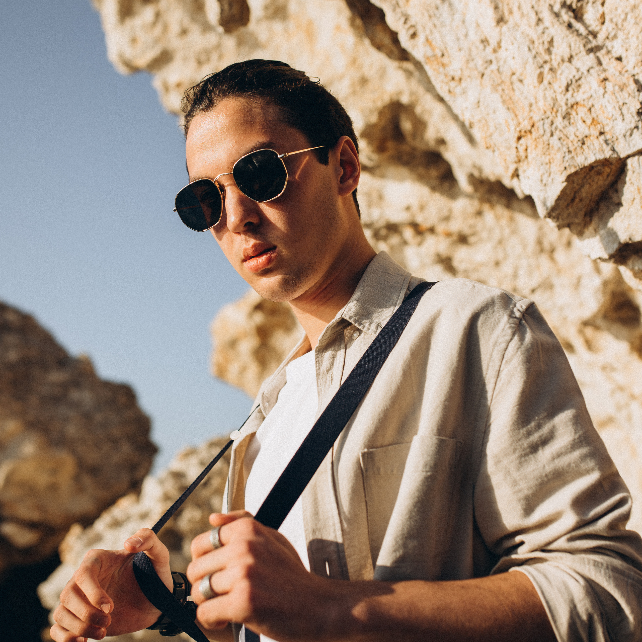 Фотосессия у камней эгейского моря для Ирандека.