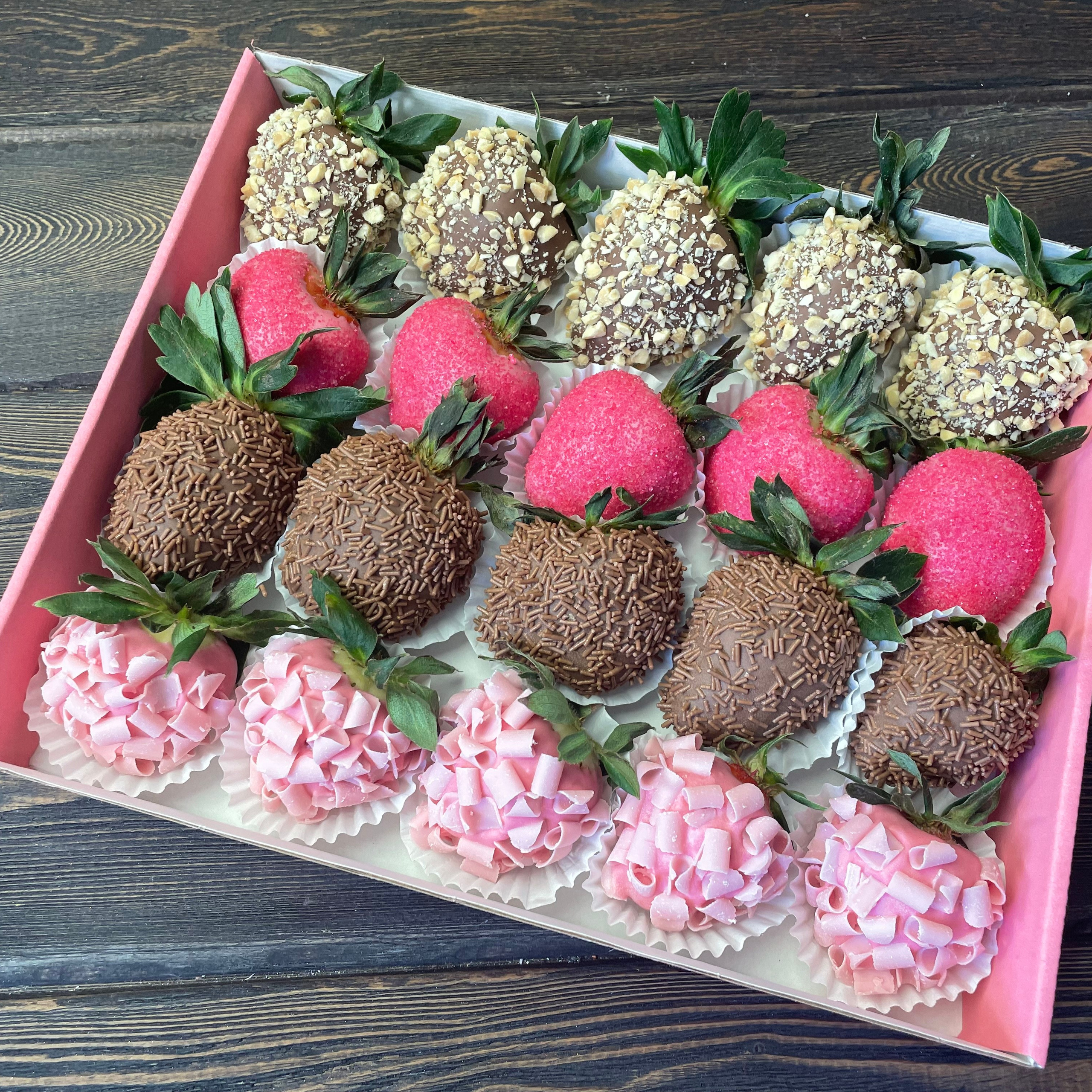 Набор Клубника в шоколаде"Градиент". Клубника в шоколаде в Сургуте