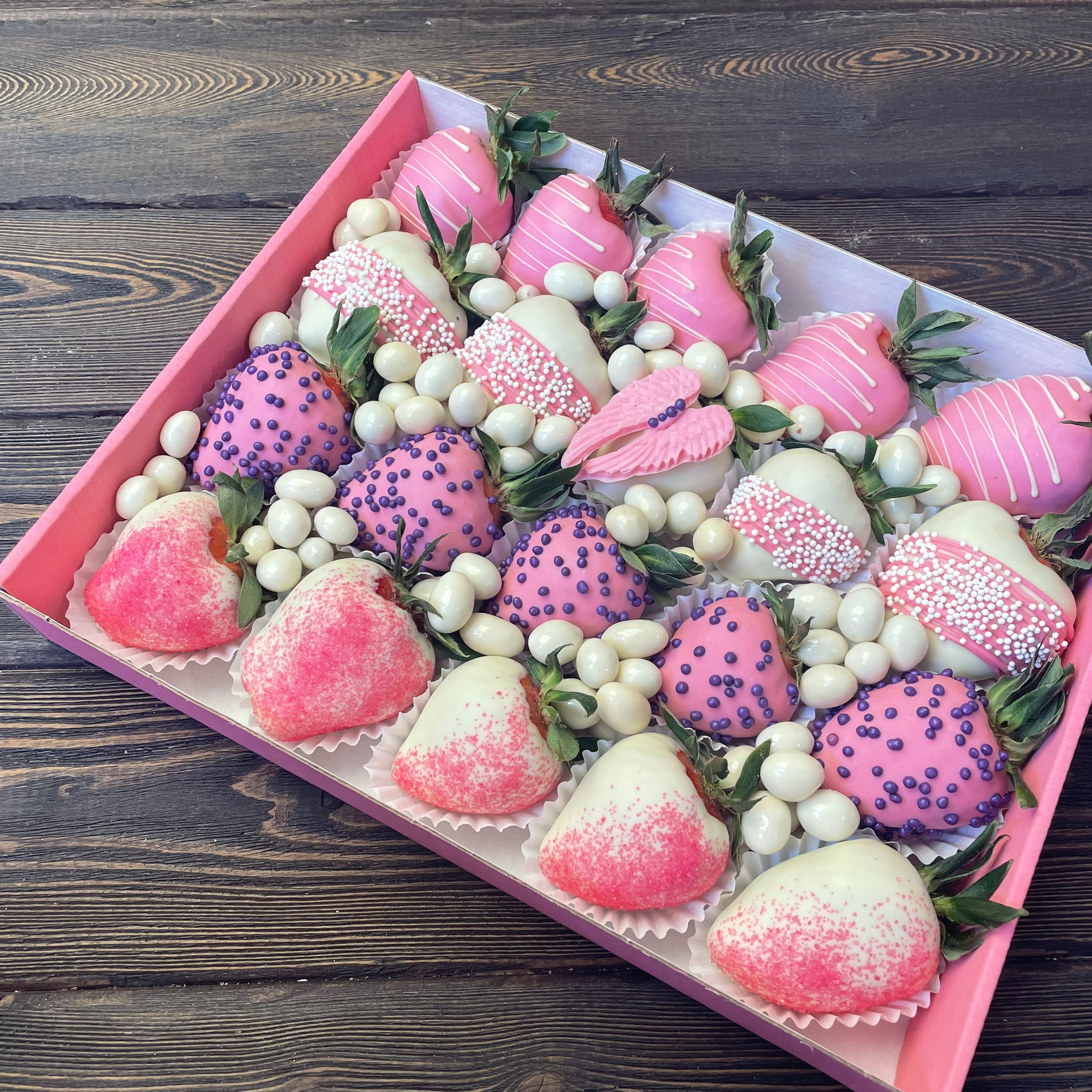 Набор Клубника в шоколаде «Цветочный Ансамбль». Клубника в шоколаде в Сургуте