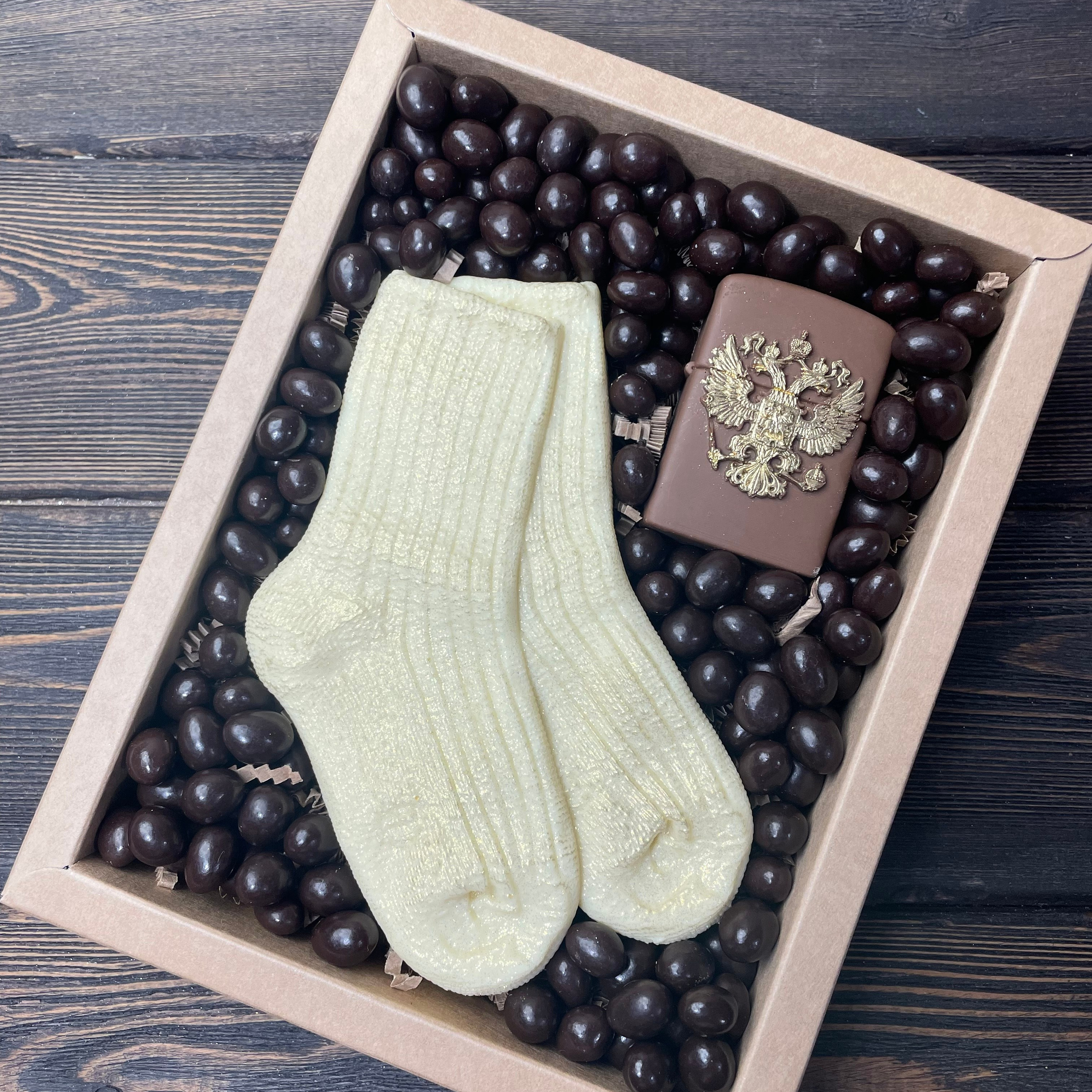 Шоколадный набор «Носки». Клубника в шоколаде в Сургуте